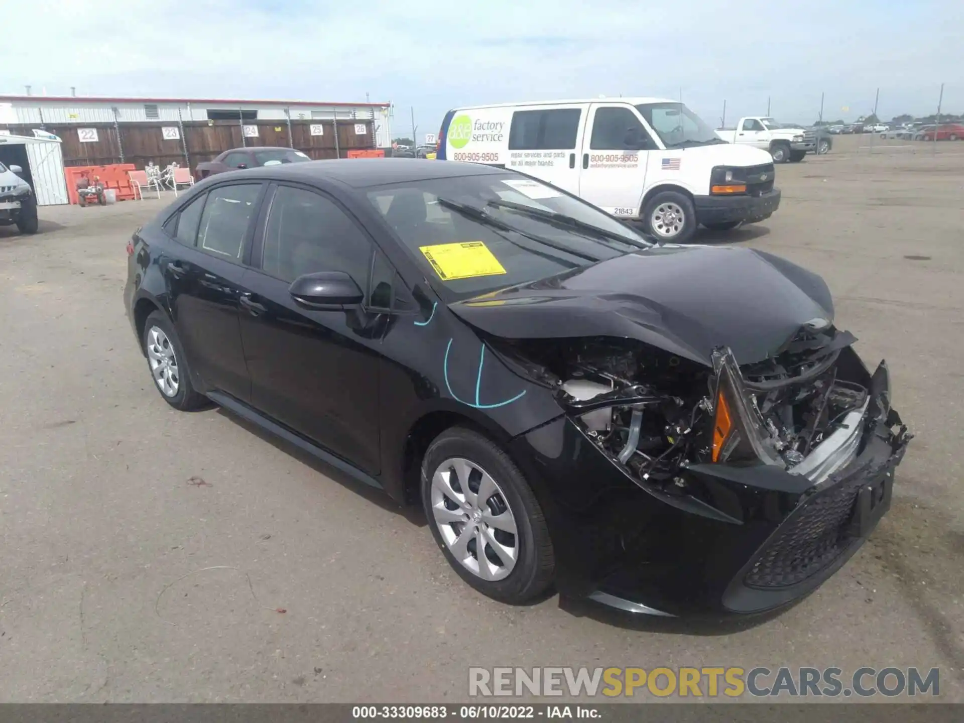 1 Photograph of a damaged car JTDEPMAE0NJ221070 TOYOTA COROLLA 2022