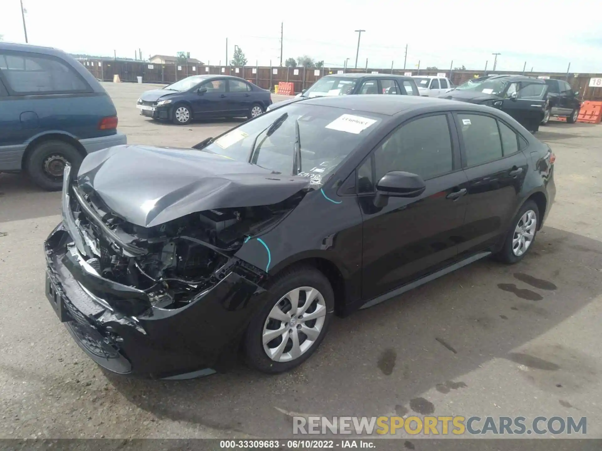 2 Photograph of a damaged car JTDEPMAE0NJ221070 TOYOTA COROLLA 2022