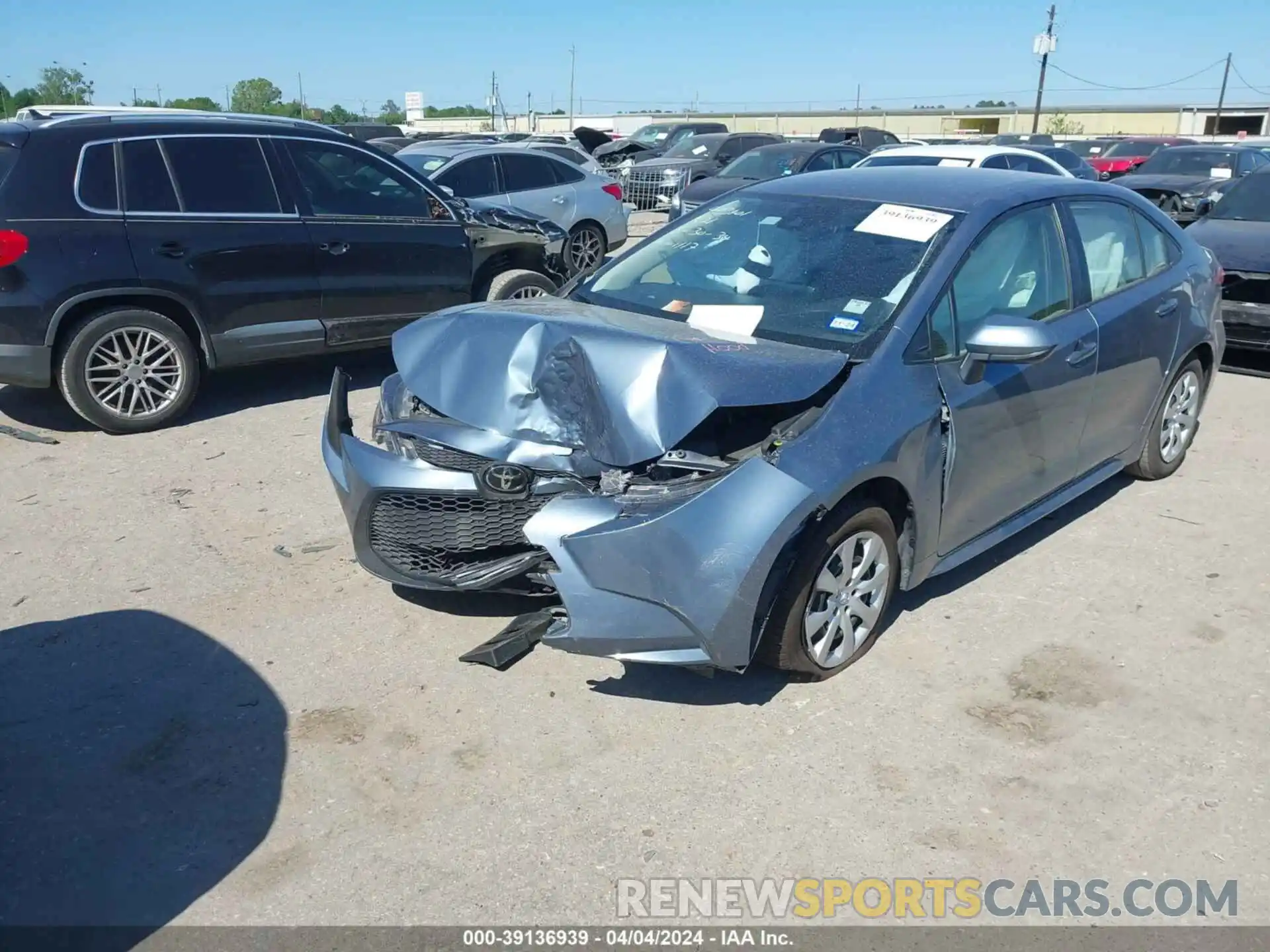 2 Photograph of a damaged car JTDEPMAE1N3001117 TOYOTA COROLLA 2022