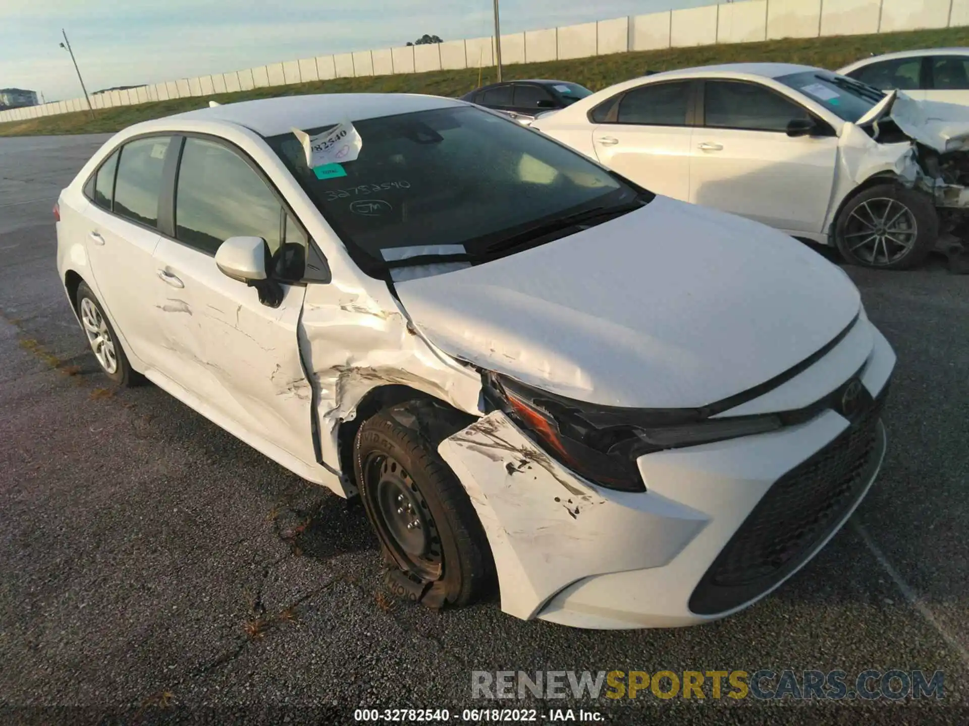 1 Photograph of a damaged car JTDEPMAE1N3001571 TOYOTA COROLLA 2022