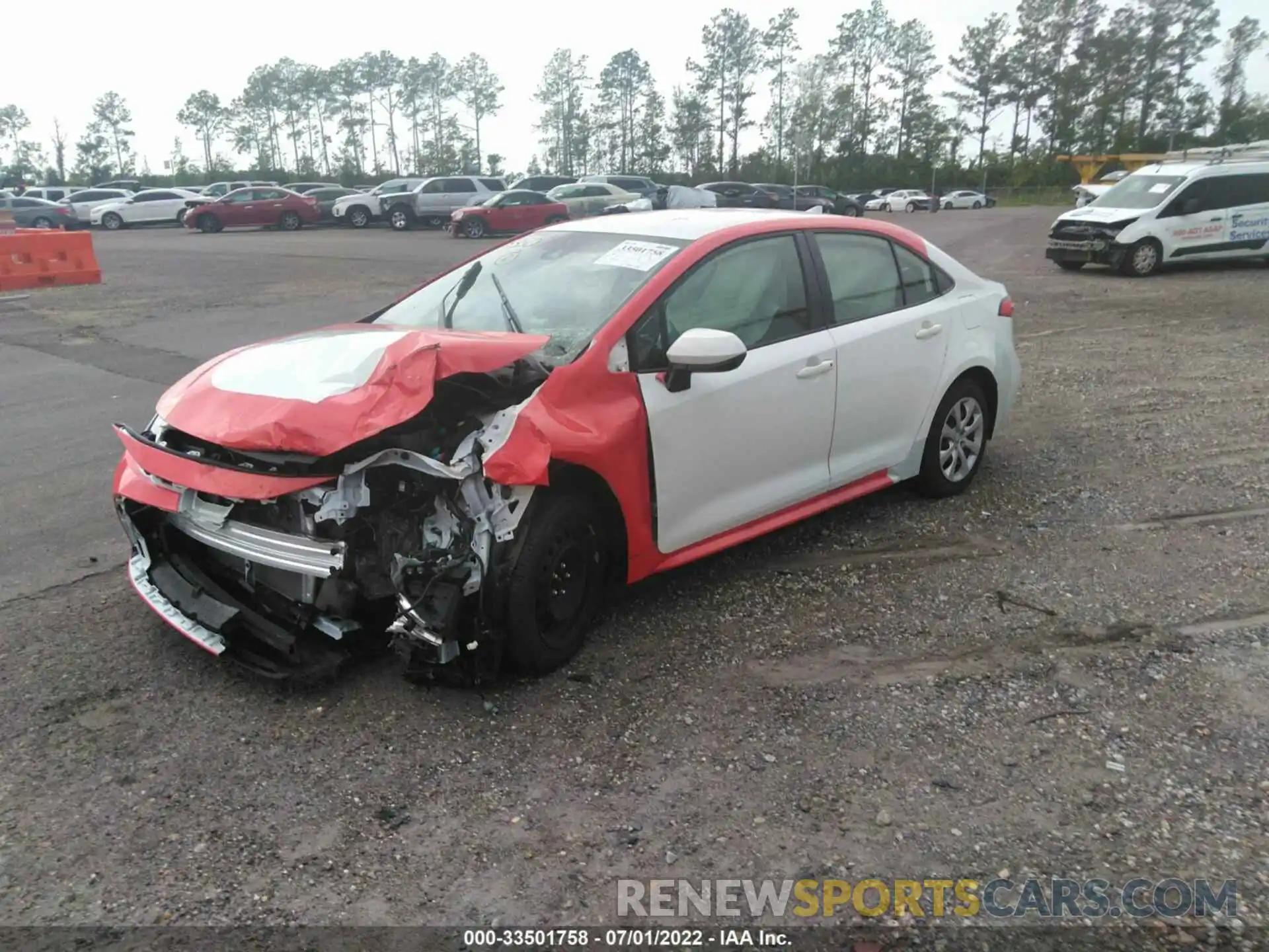 2 Photograph of a damaged car JTDEPMAE1N3006155 TOYOTA COROLLA 2022