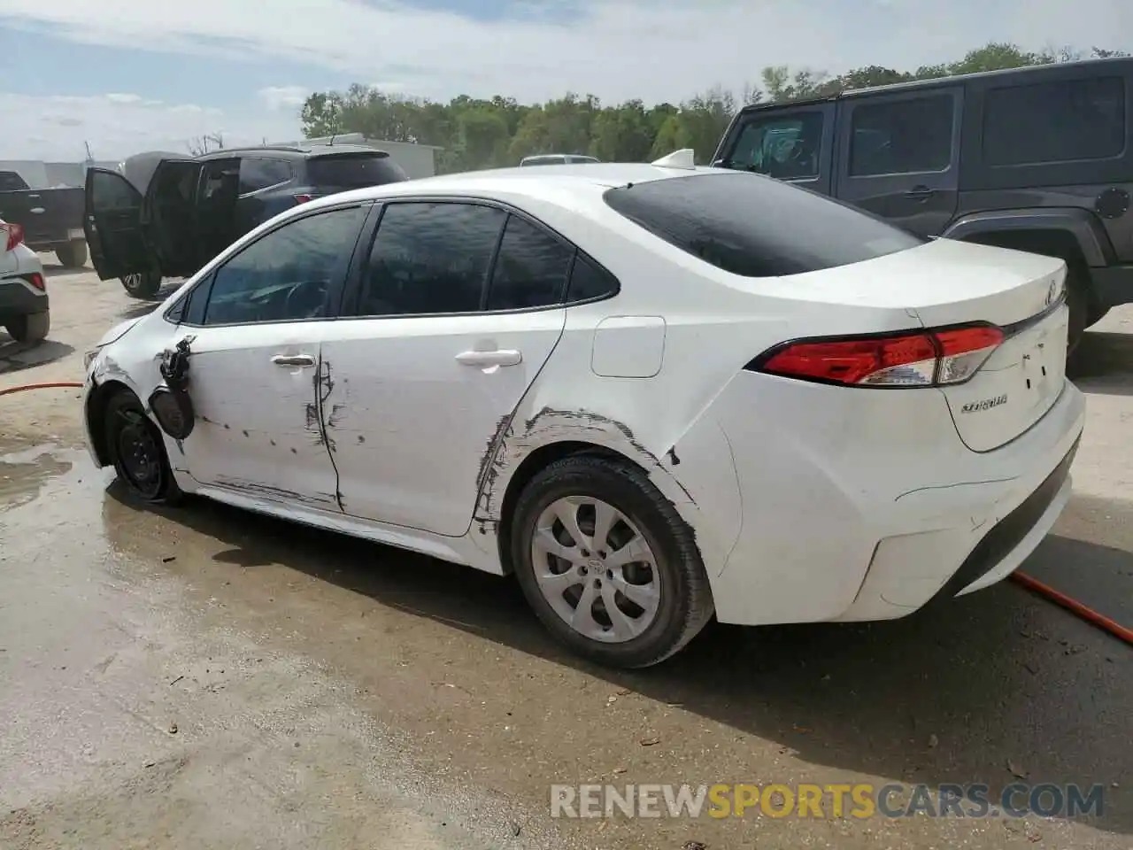 2 Photograph of a damaged car JTDEPMAE1N3015356 TOYOTA COROLLA 2022