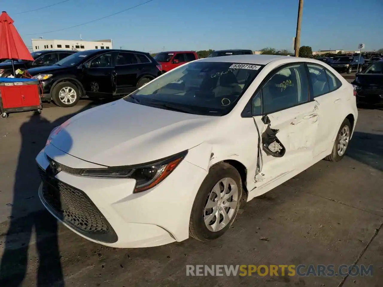 2 Photograph of a damaged car JTDEPMAE1N3027989 TOYOTA COROLLA 2022