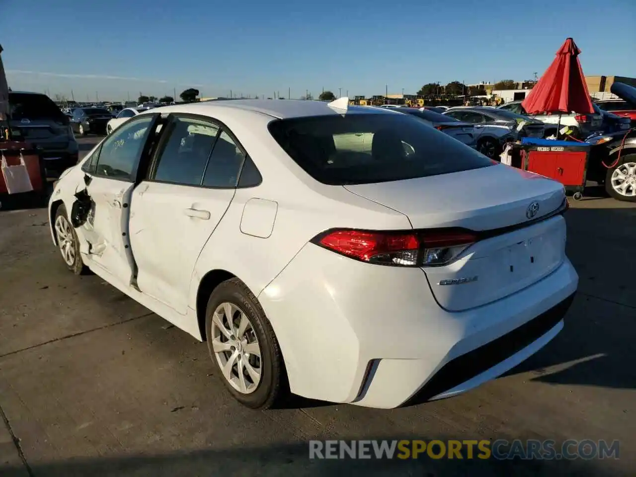 3 Photograph of a damaged car JTDEPMAE1N3027989 TOYOTA COROLLA 2022