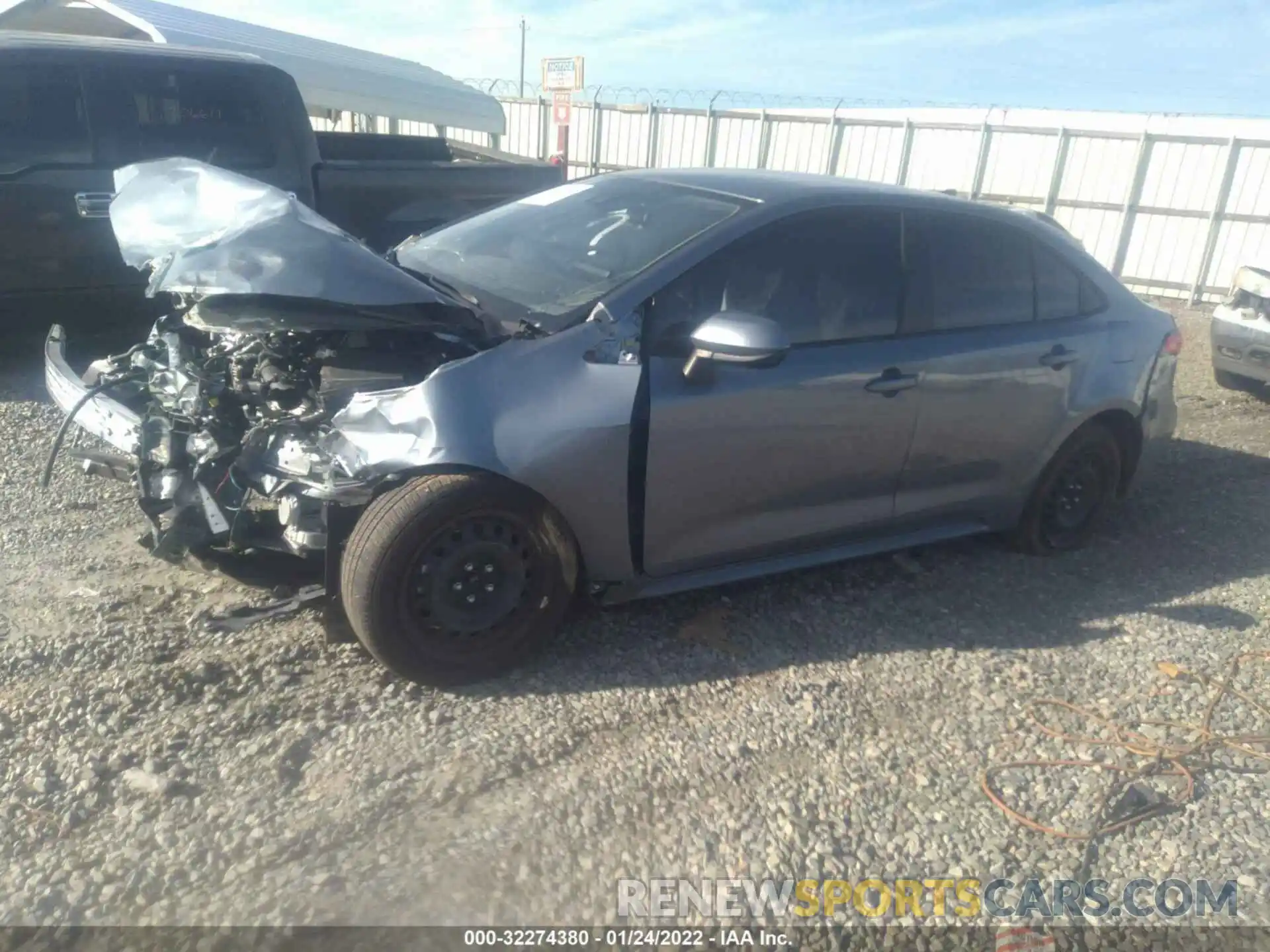 2 Photograph of a damaged car JTDEPMAE1NJ190962 TOYOTA COROLLA 2022