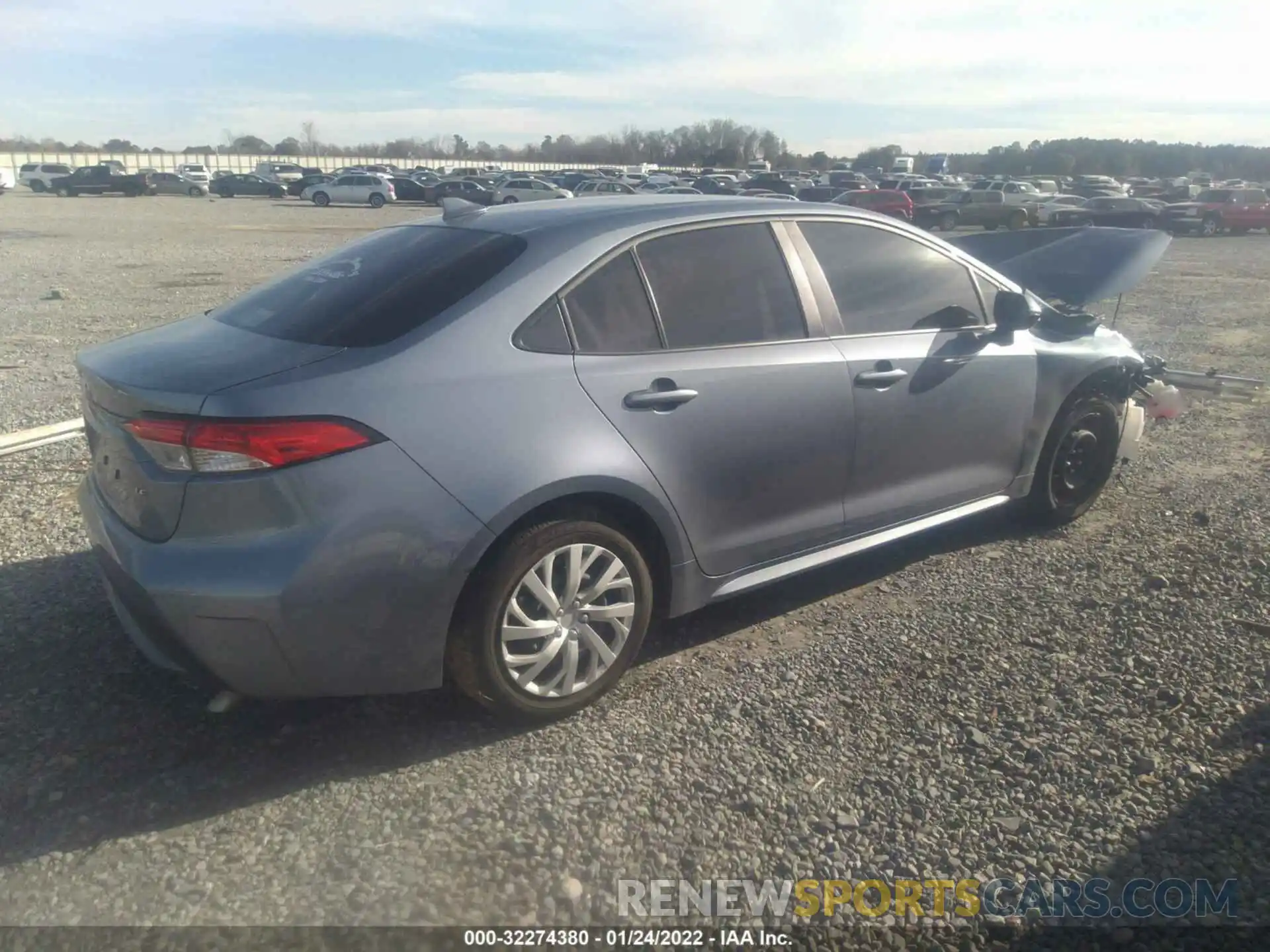 4 Photograph of a damaged car JTDEPMAE1NJ190962 TOYOTA COROLLA 2022