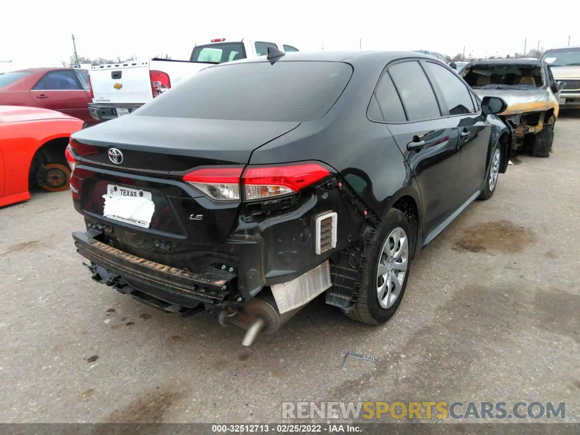 4 Photograph of a damaged car JTDEPMAE1NJ191058 TOYOTA COROLLA 2022