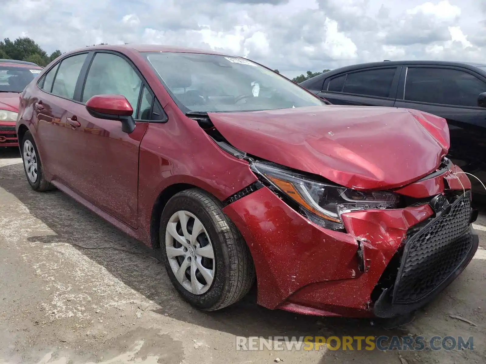 1 Photograph of a damaged car JTDEPMAE1NJ191626 TOYOTA COROLLA 2022