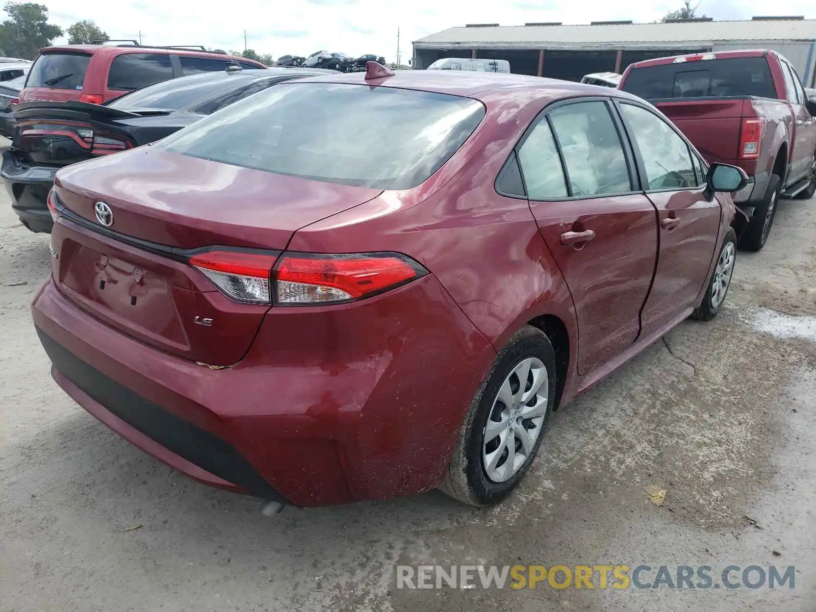 4 Photograph of a damaged car JTDEPMAE1NJ191626 TOYOTA COROLLA 2022