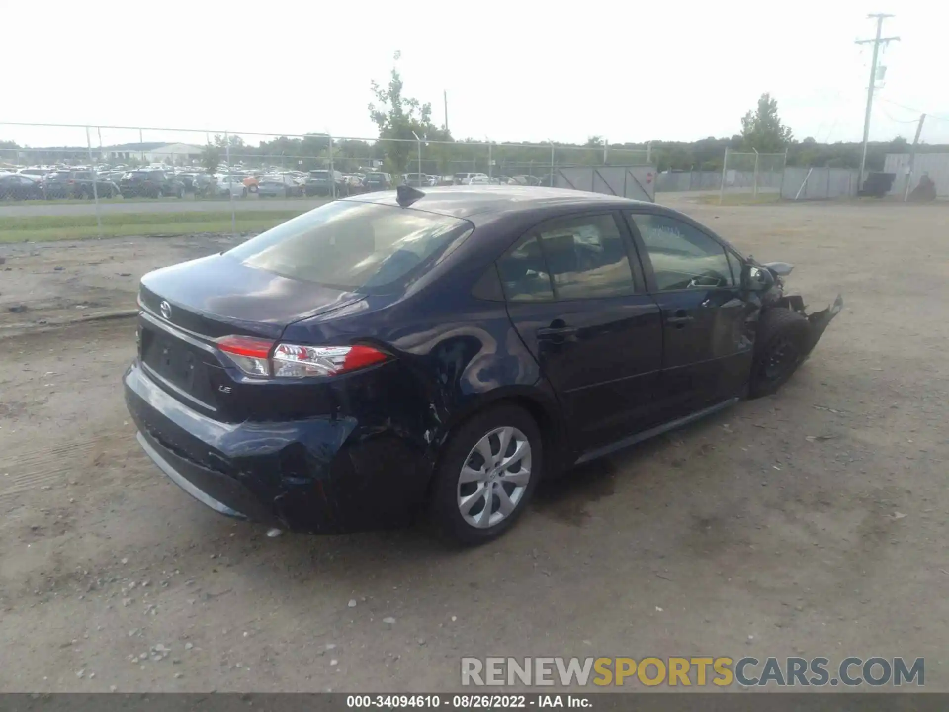 4 Photograph of a damaged car JTDEPMAE1NJ192775 TOYOTA COROLLA 2022