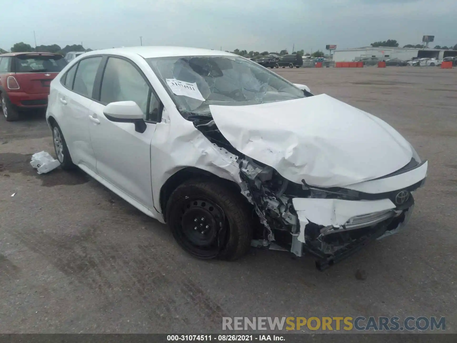 1 Photograph of a damaged car JTDEPMAE1NJ194039 TOYOTA COROLLA 2022