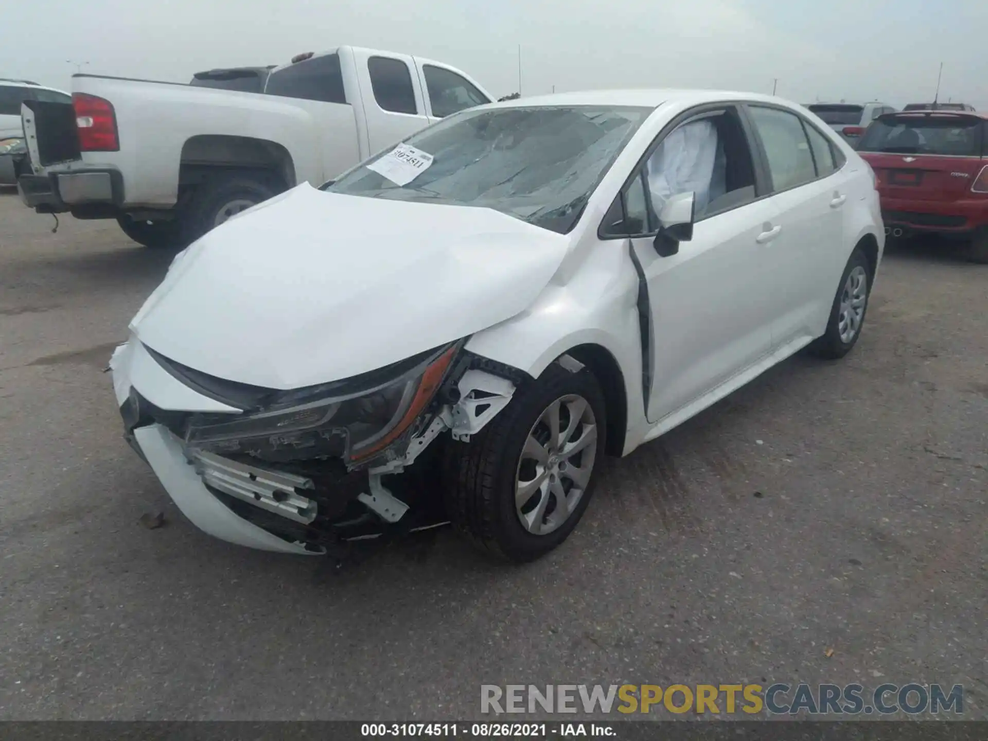 2 Photograph of a damaged car JTDEPMAE1NJ194039 TOYOTA COROLLA 2022