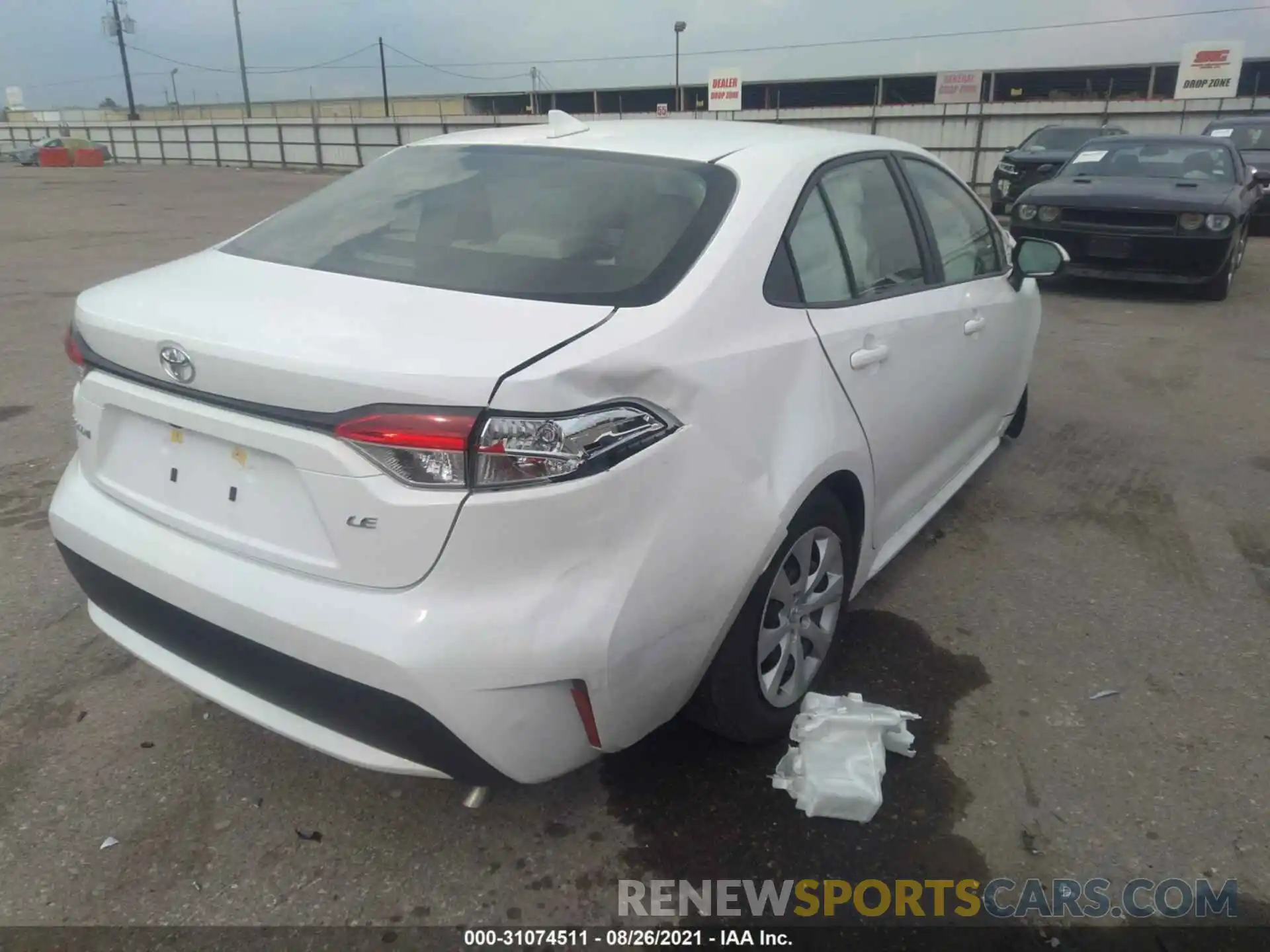 4 Photograph of a damaged car JTDEPMAE1NJ194039 TOYOTA COROLLA 2022