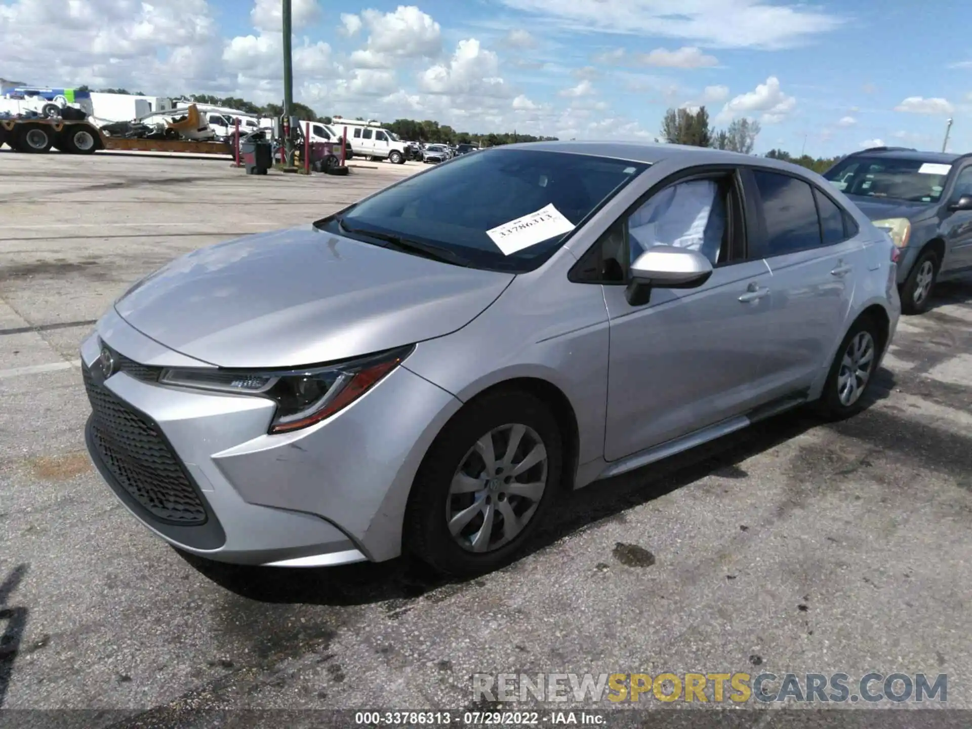 2 Photograph of a damaged car JTDEPMAE1NJ194140 TOYOTA COROLLA 2022