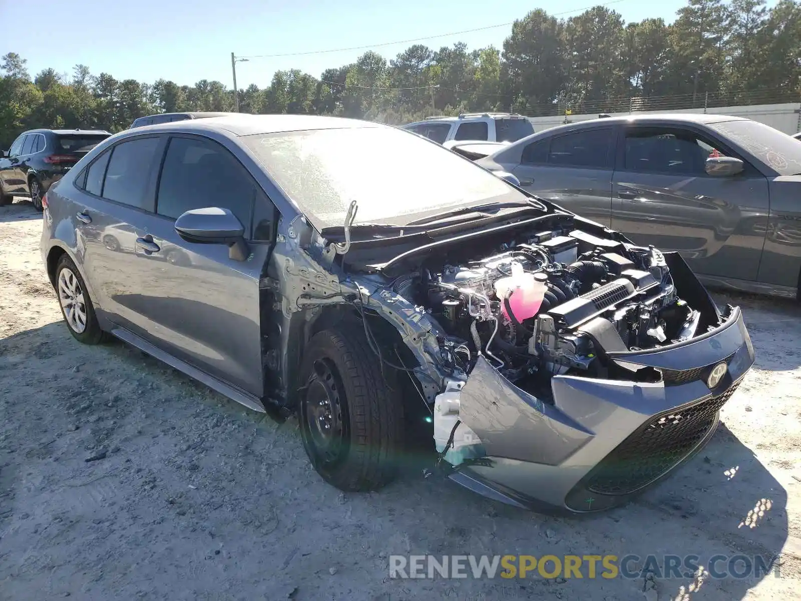 1 Photograph of a damaged car JTDEPMAE1NJ195207 TOYOTA COROLLA 2022