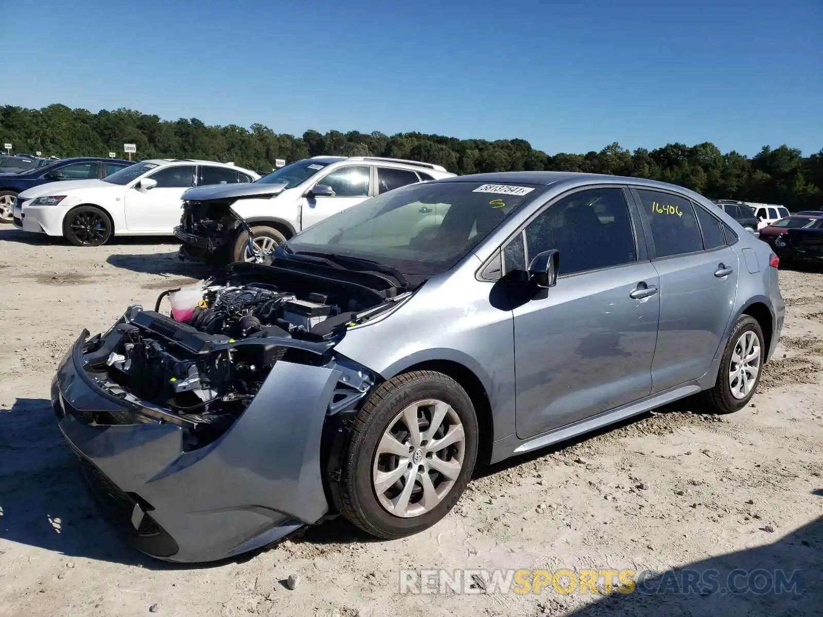 2 Photograph of a damaged car JTDEPMAE1NJ195207 TOYOTA COROLLA 2022