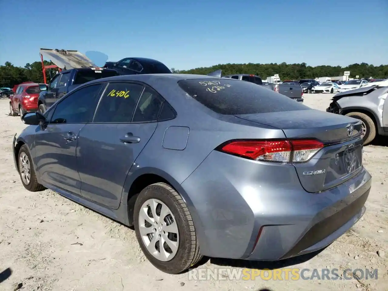 3 Photograph of a damaged car JTDEPMAE1NJ195207 TOYOTA COROLLA 2022