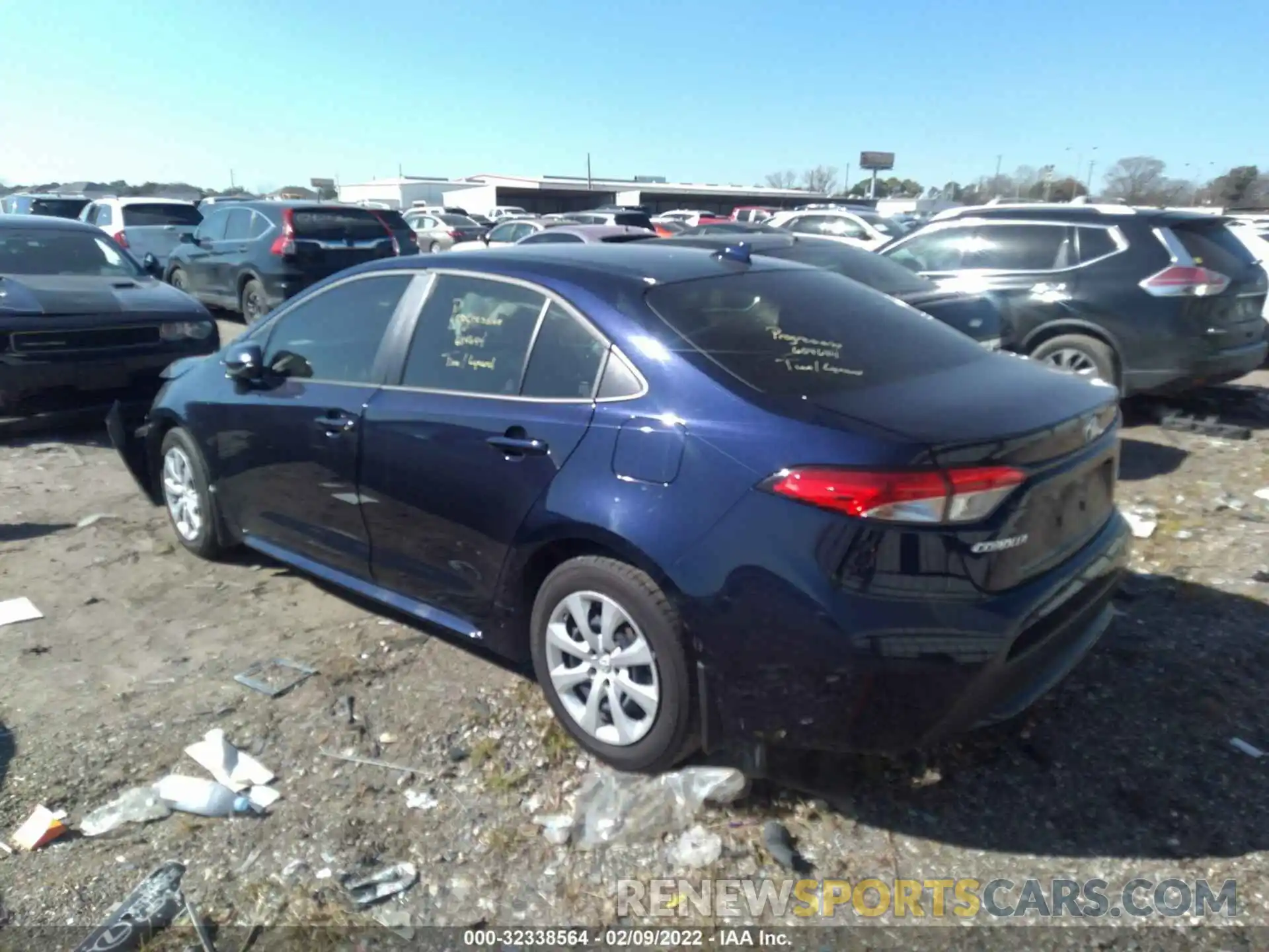 3 Photograph of a damaged car JTDEPMAE1NJ195269 TOYOTA COROLLA 2022