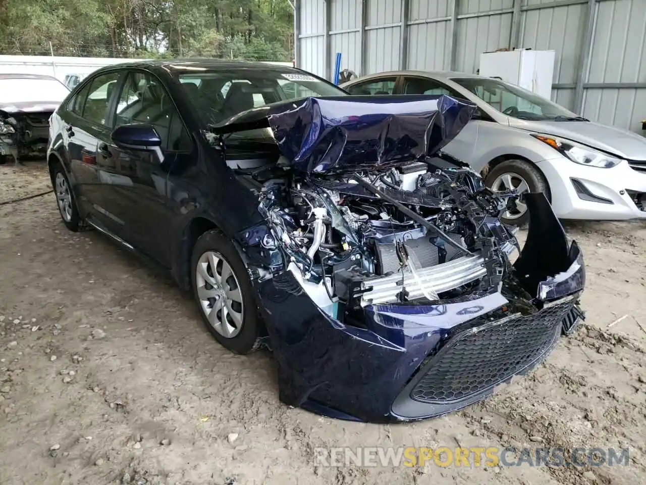 1 Photograph of a damaged car JTDEPMAE1NJ195594 TOYOTA COROLLA 2022