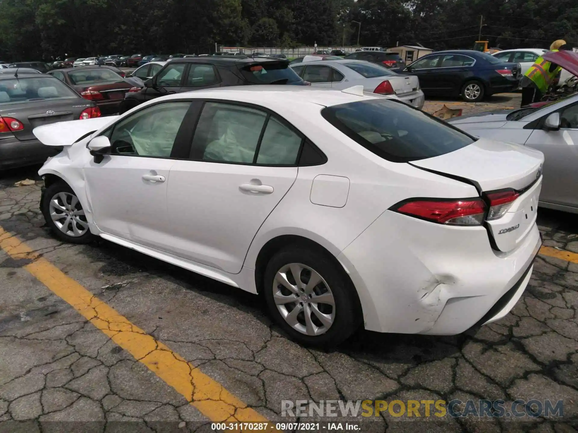 3 Photograph of a damaged car JTDEPMAE1NJ196227 TOYOTA COROLLA 2022