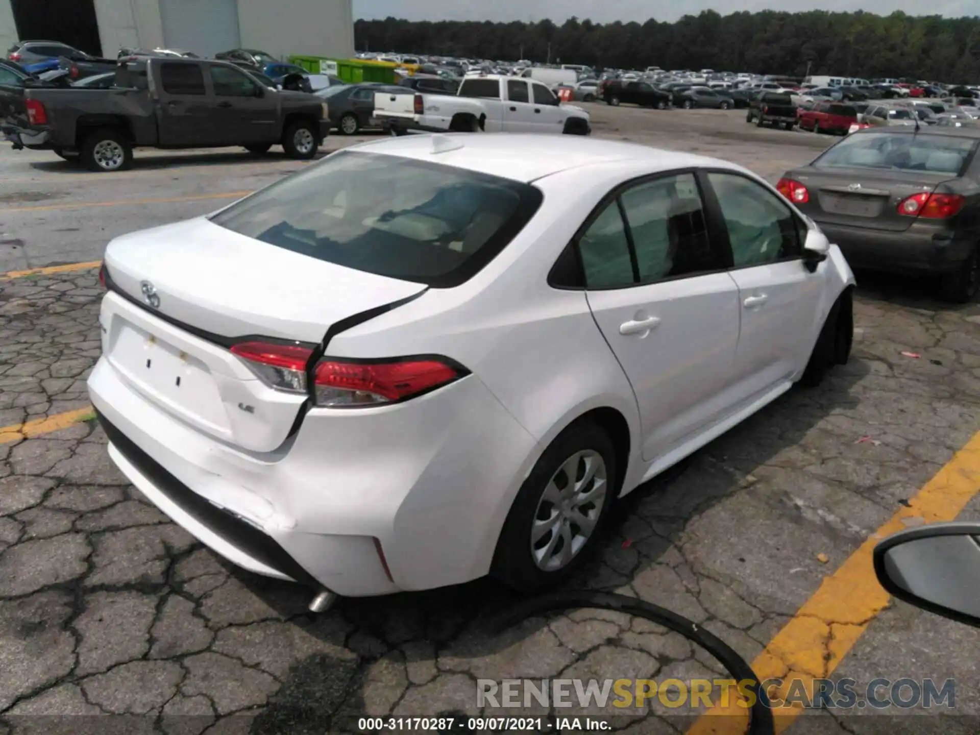 4 Photograph of a damaged car JTDEPMAE1NJ196227 TOYOTA COROLLA 2022