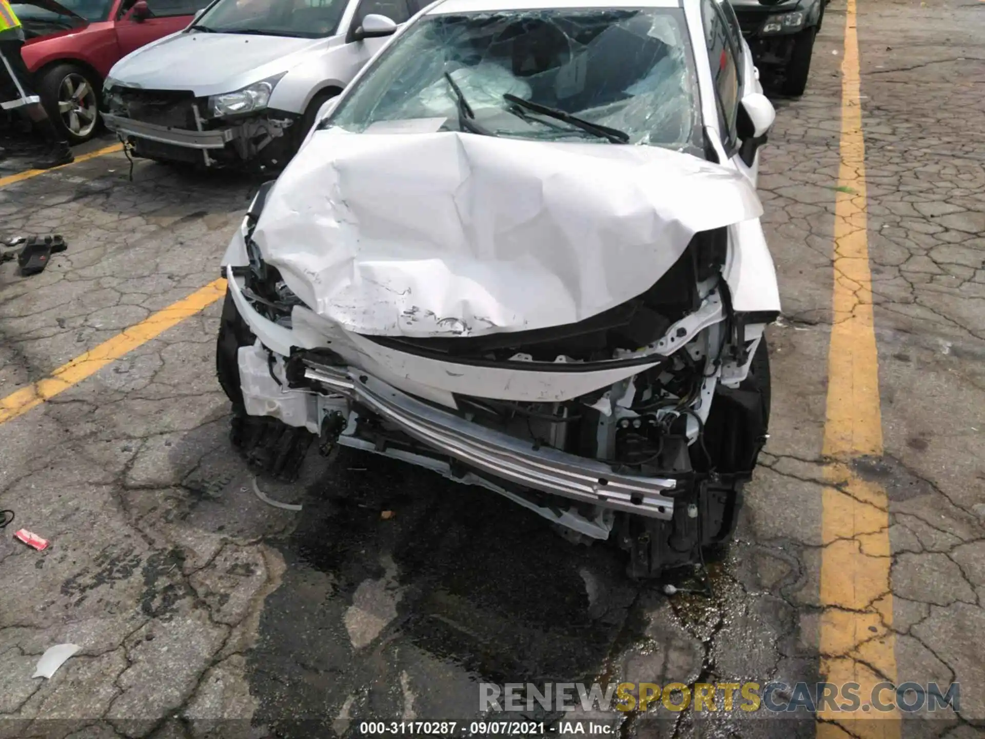 6 Photograph of a damaged car JTDEPMAE1NJ196227 TOYOTA COROLLA 2022