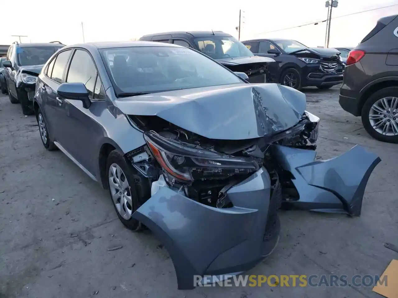 1 Photograph of a damaged car JTDEPMAE1NJ196325 TOYOTA COROLLA 2022