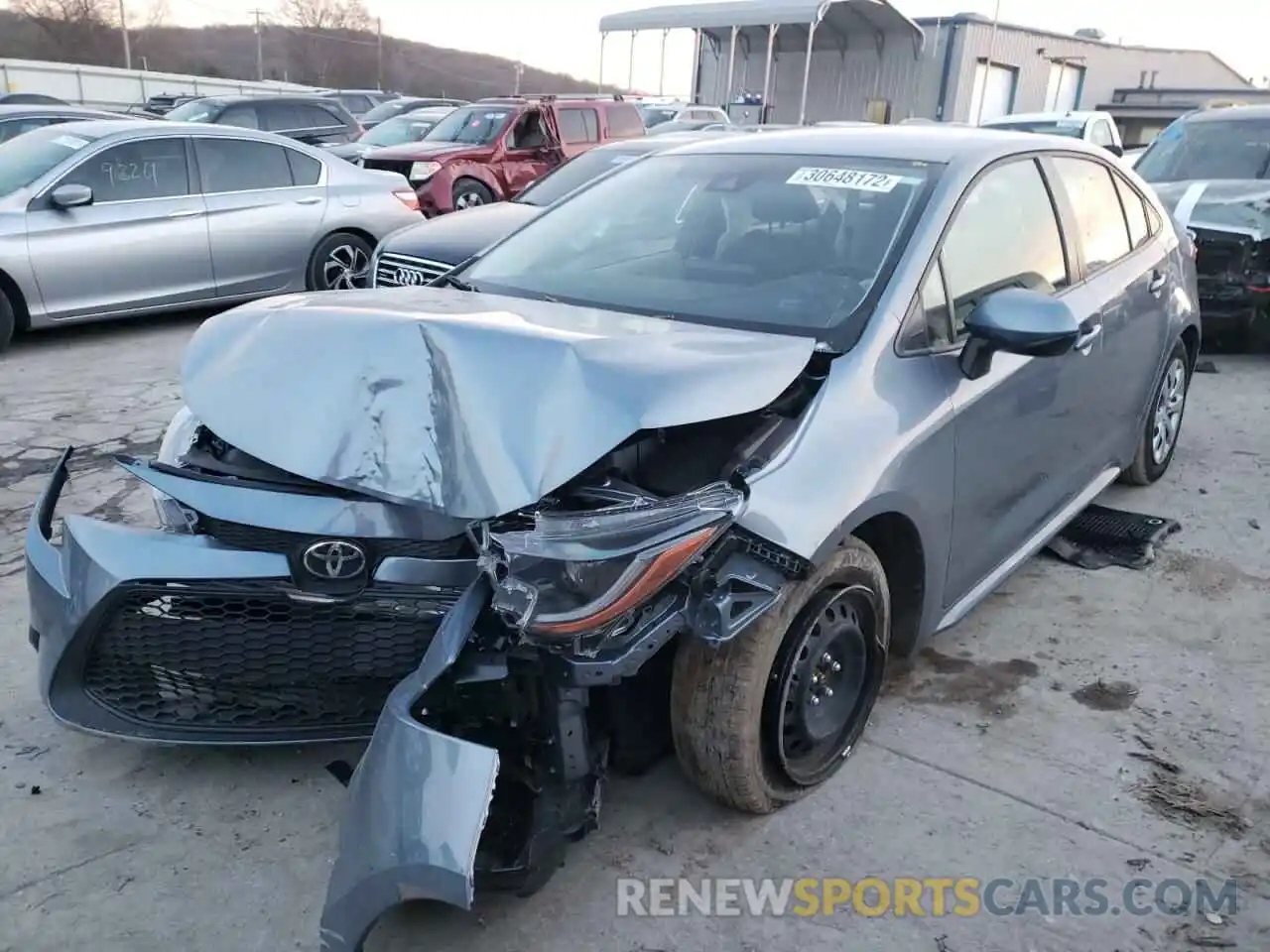 2 Photograph of a damaged car JTDEPMAE1NJ196325 TOYOTA COROLLA 2022