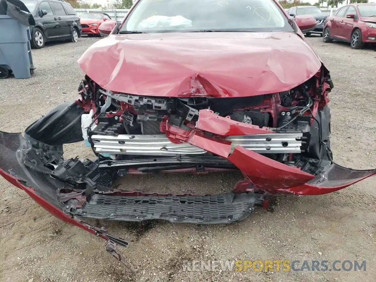 9 Photograph of a damaged car JTDEPMAE1NJ197801 TOYOTA COROLLA 2022