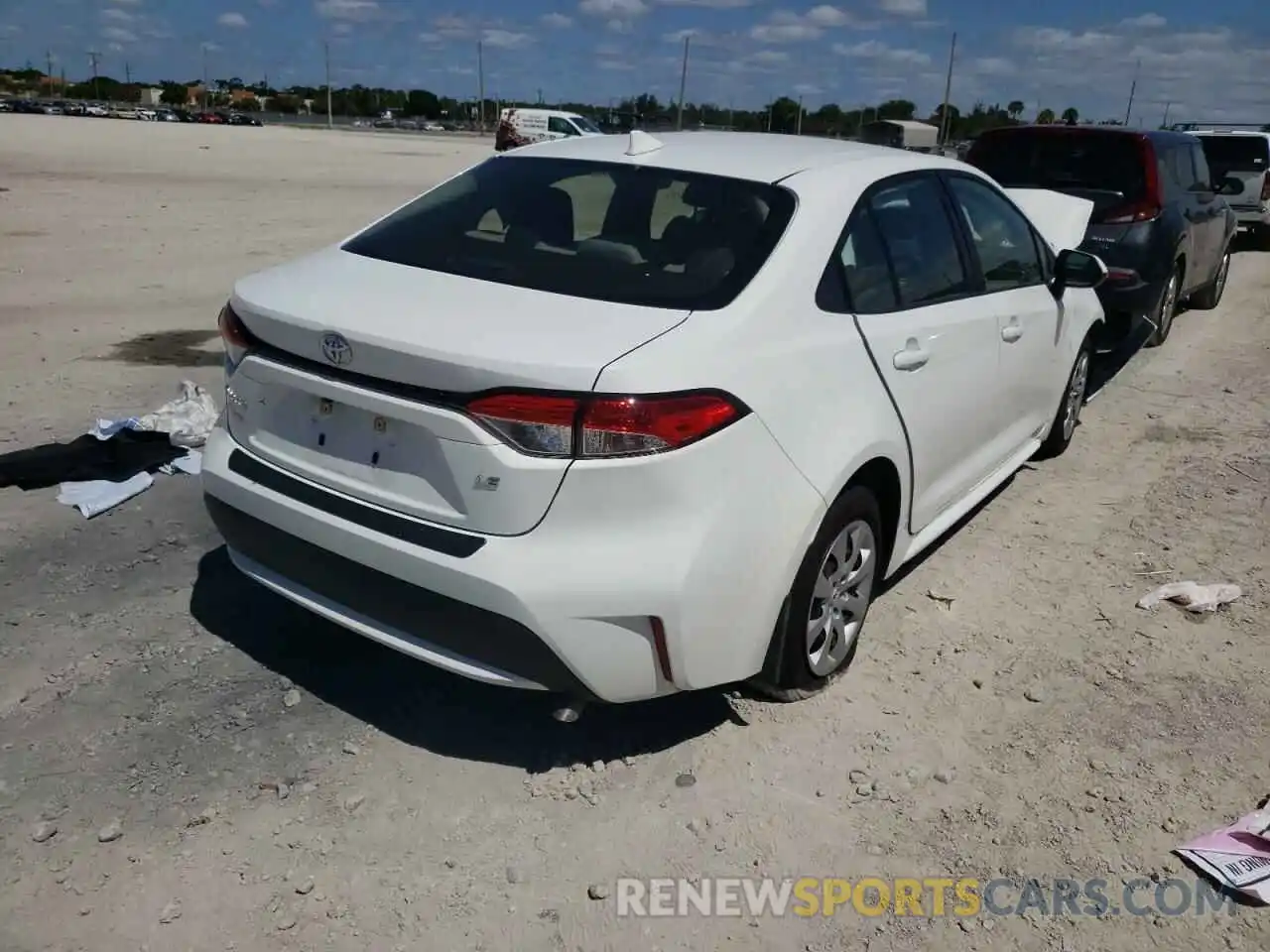 4 Photograph of a damaged car JTDEPMAE1NJ198236 TOYOTA COROLLA 2022