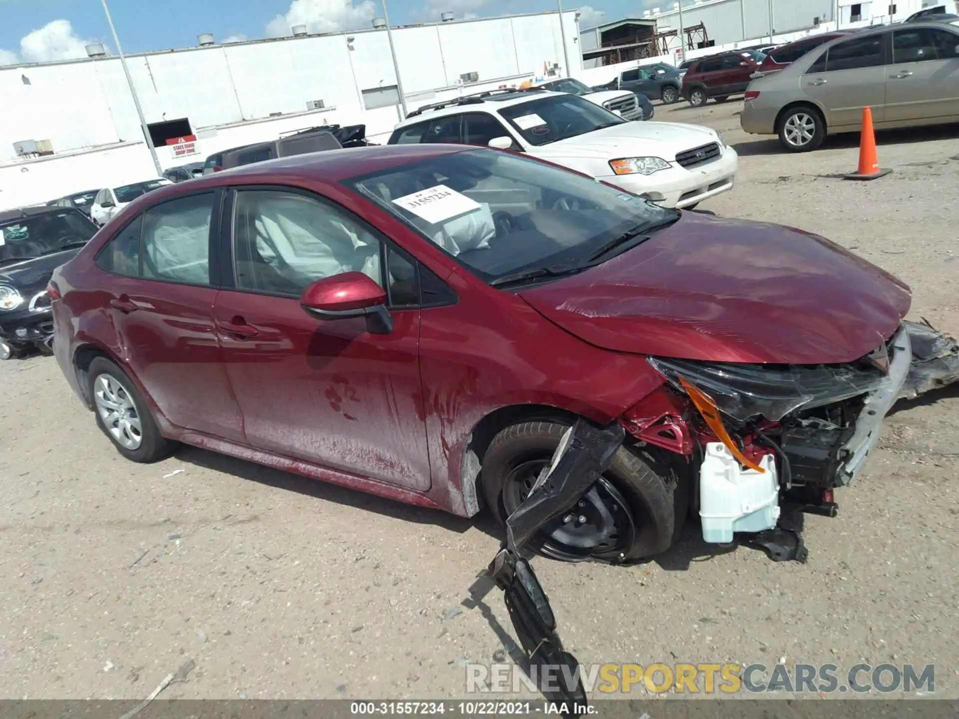 1 Photograph of a damaged car JTDEPMAE1NJ198818 TOYOTA COROLLA 2022