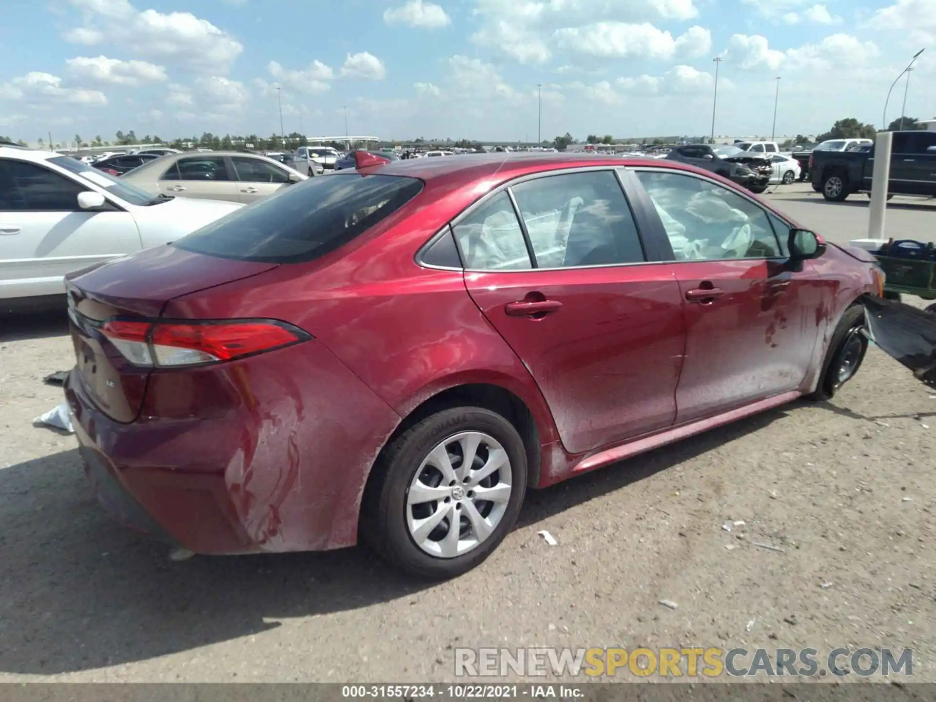 4 Photograph of a damaged car JTDEPMAE1NJ198818 TOYOTA COROLLA 2022