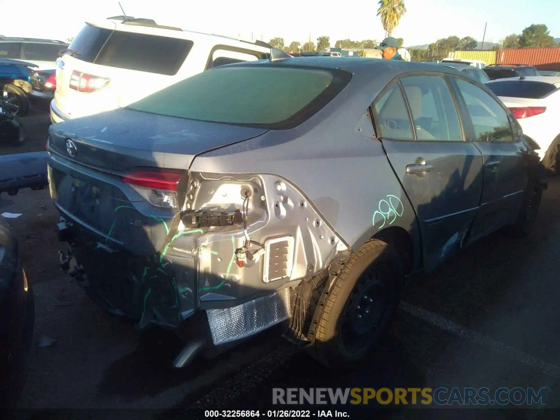 4 Photograph of a damaged car JTDEPMAE1NJ199774 TOYOTA COROLLA 2022