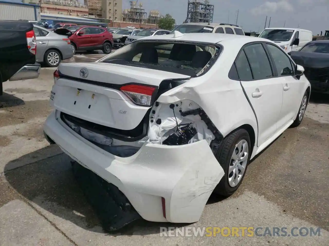 4 Photograph of a damaged car JTDEPMAE1NJ201040 TOYOTA COROLLA 2022