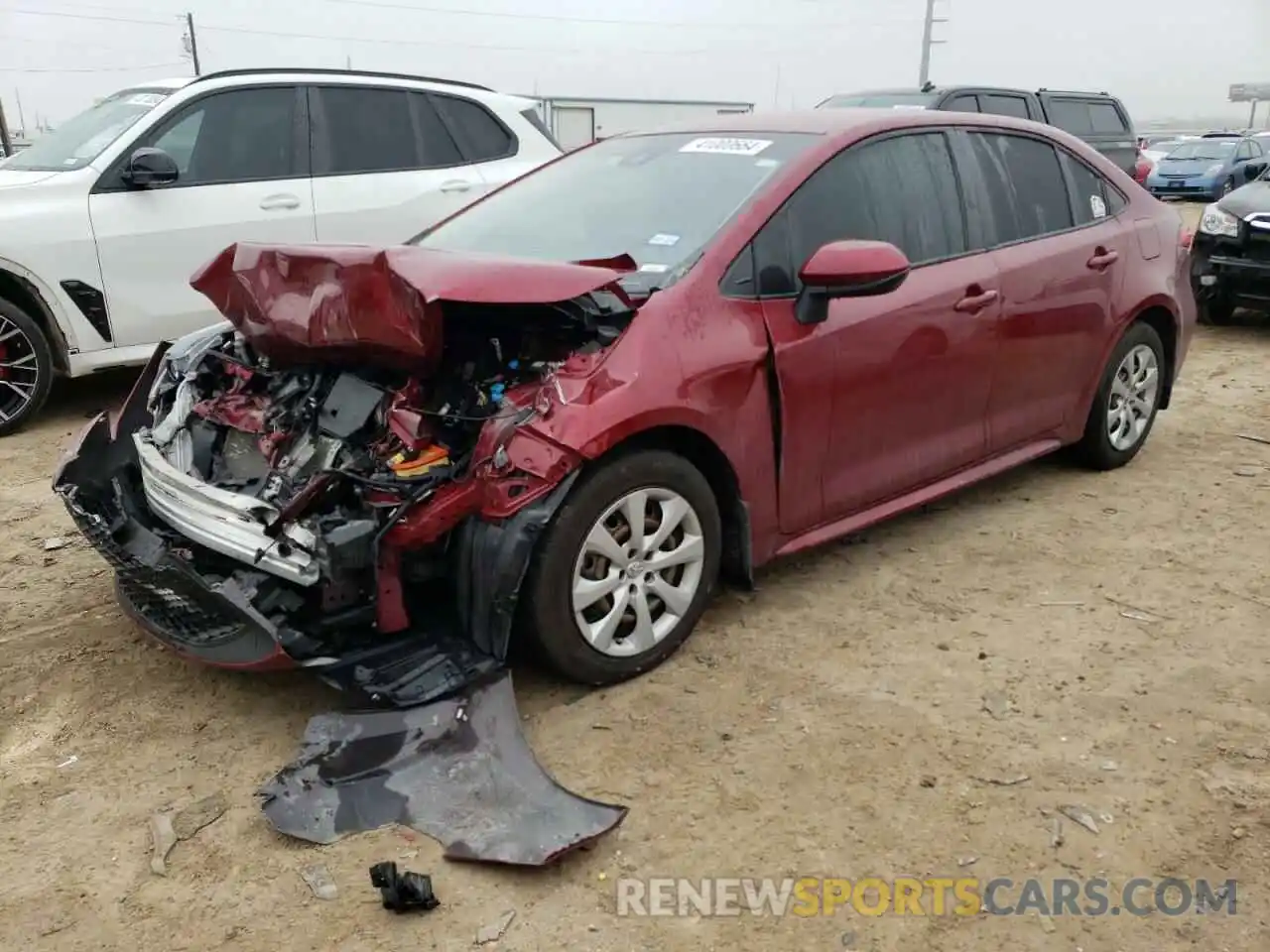 1 Photograph of a damaged car JTDEPMAE1NJ203385 TOYOTA COROLLA 2022