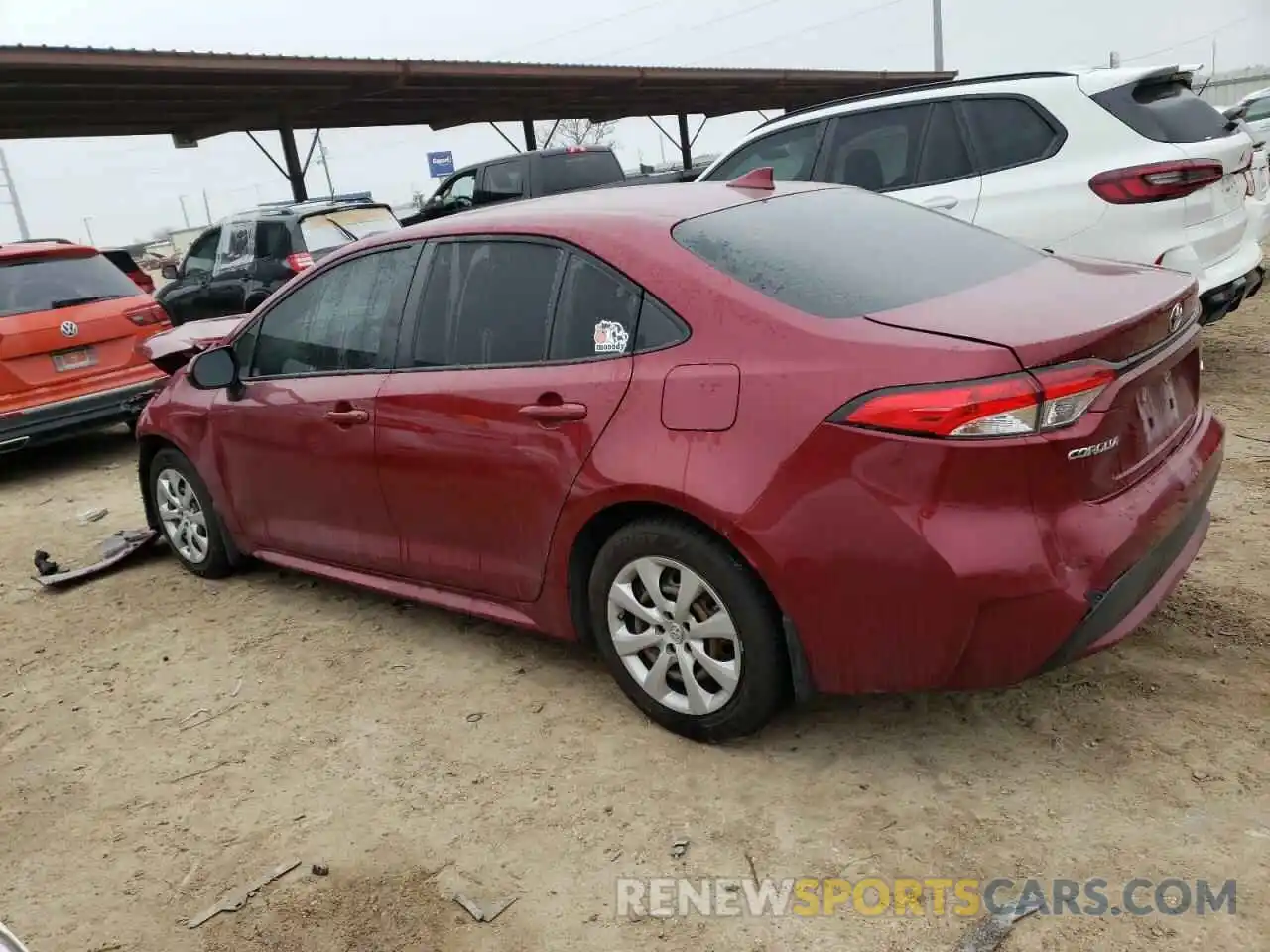 2 Photograph of a damaged car JTDEPMAE1NJ203385 TOYOTA COROLLA 2022