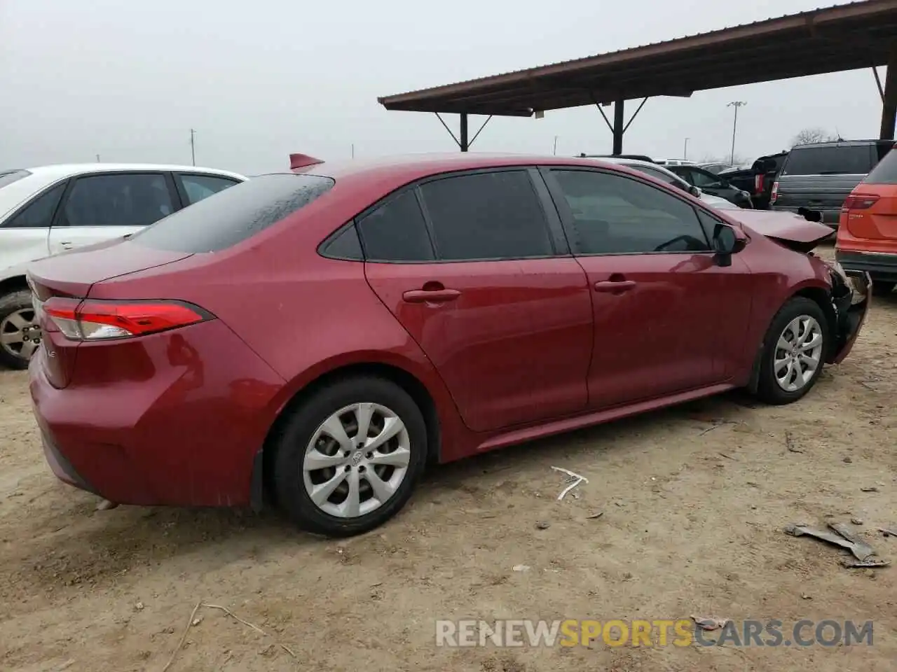 3 Photograph of a damaged car JTDEPMAE1NJ203385 TOYOTA COROLLA 2022