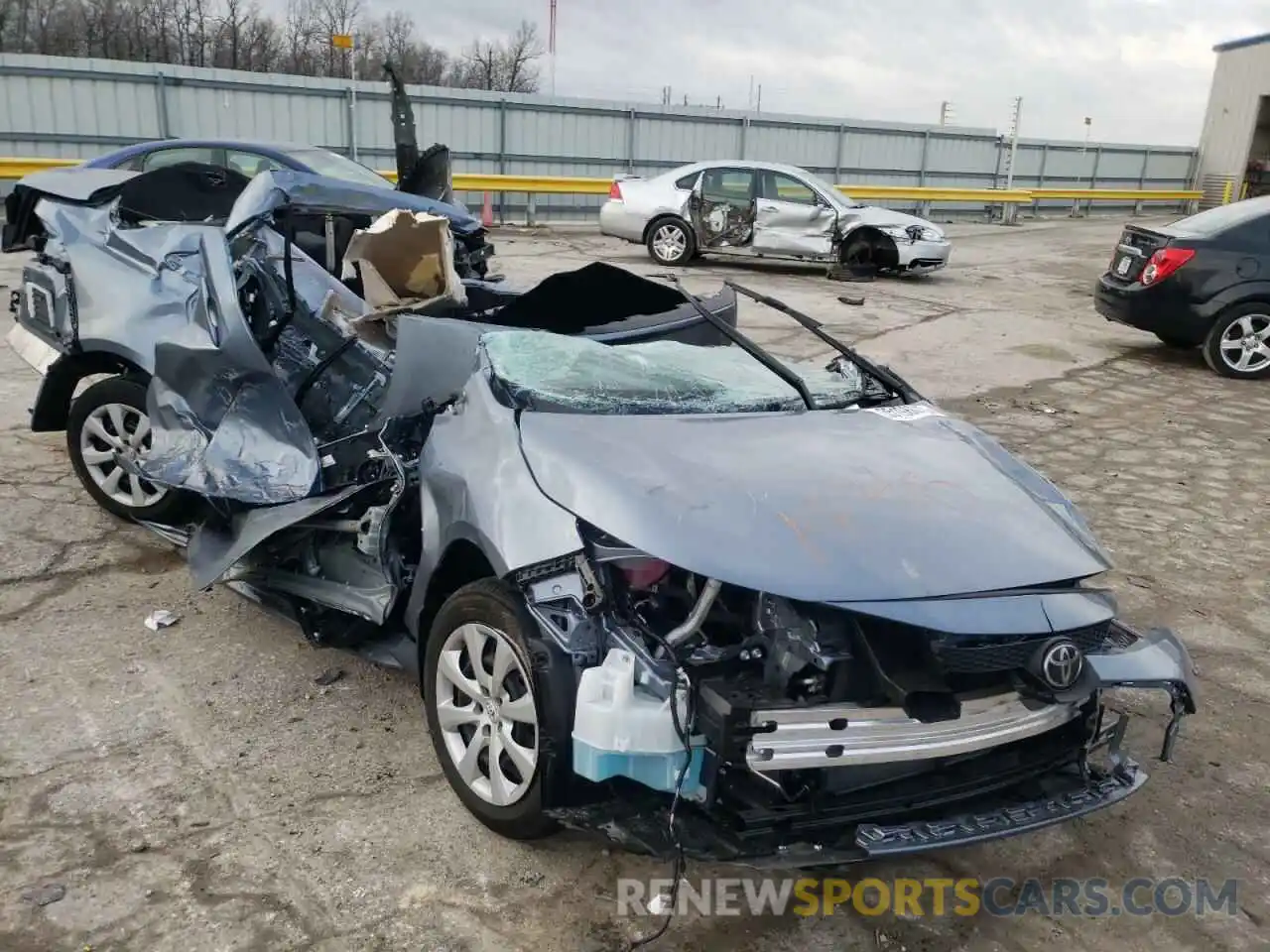 1 Photograph of a damaged car JTDEPMAE1NJ203712 TOYOTA COROLLA 2022