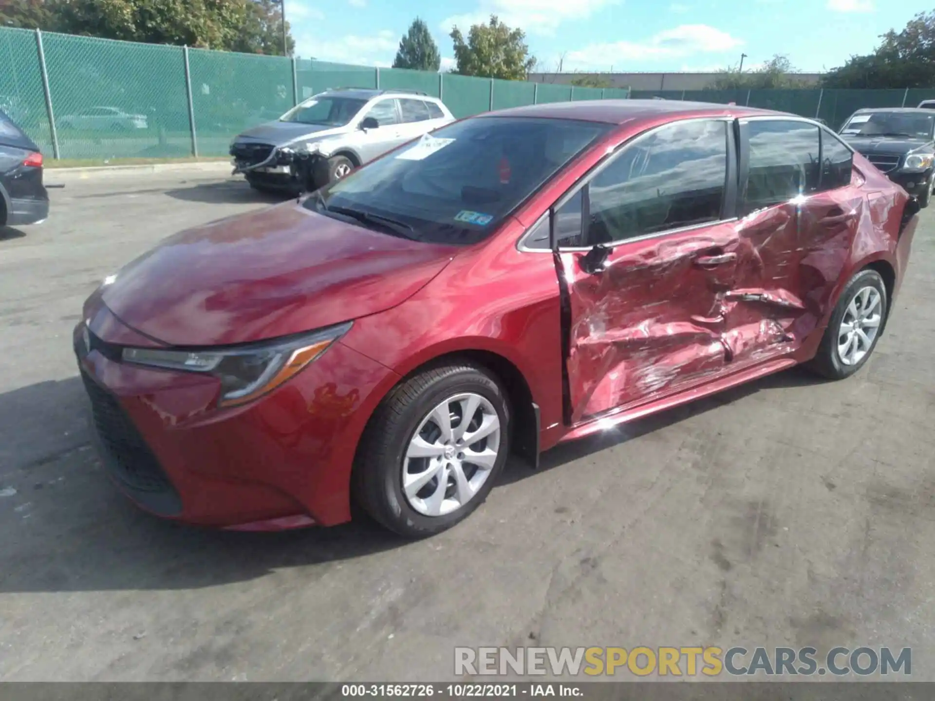 2 Photograph of a damaged car JTDEPMAE1NJ204245 TOYOTA COROLLA 2022