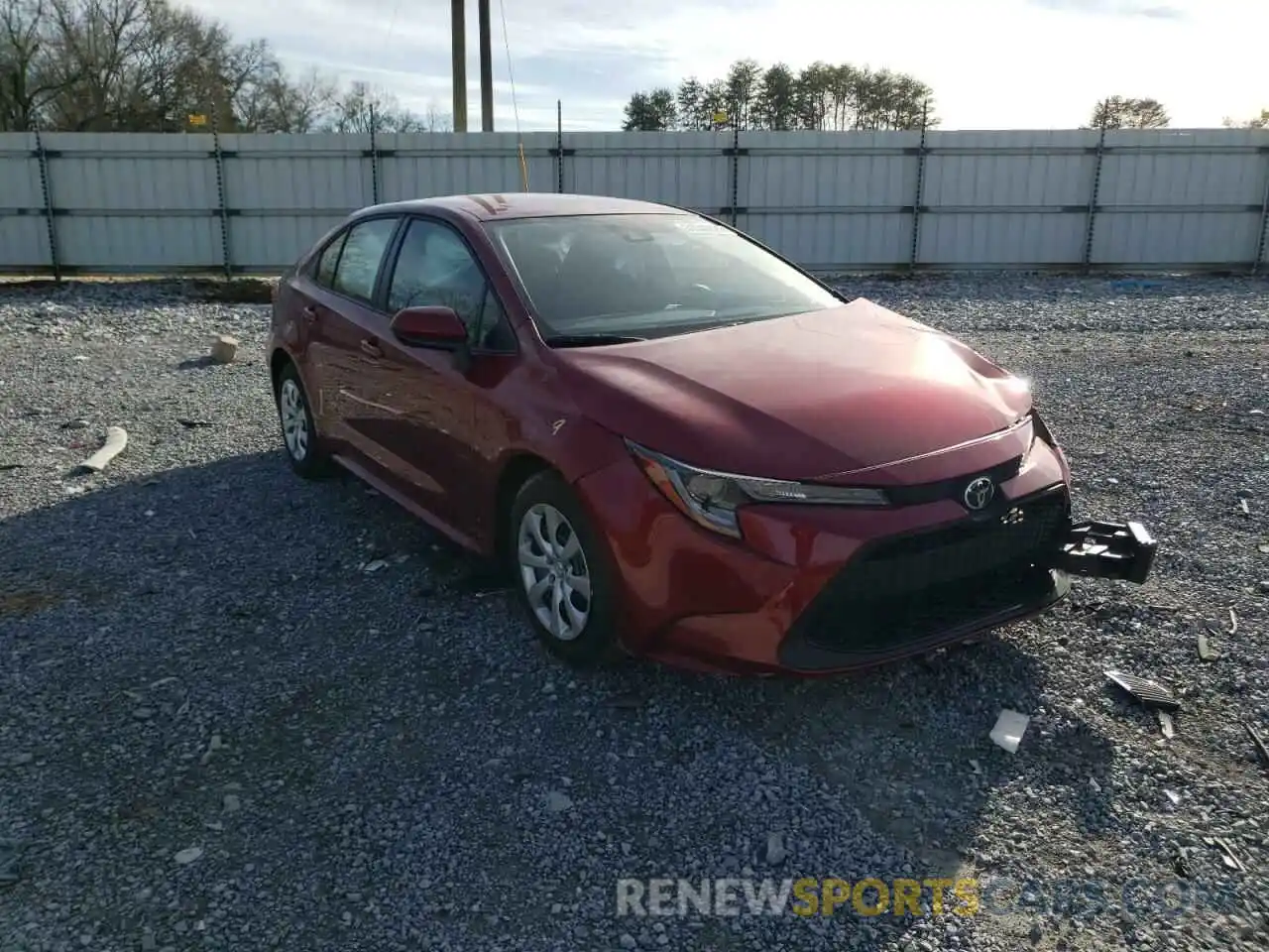 1 Photograph of a damaged car JTDEPMAE1NJ210451 TOYOTA COROLLA 2022