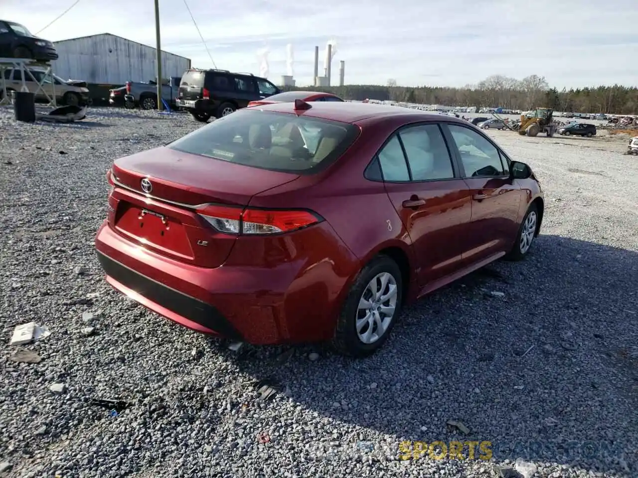 4 Photograph of a damaged car JTDEPMAE1NJ210451 TOYOTA COROLLA 2022