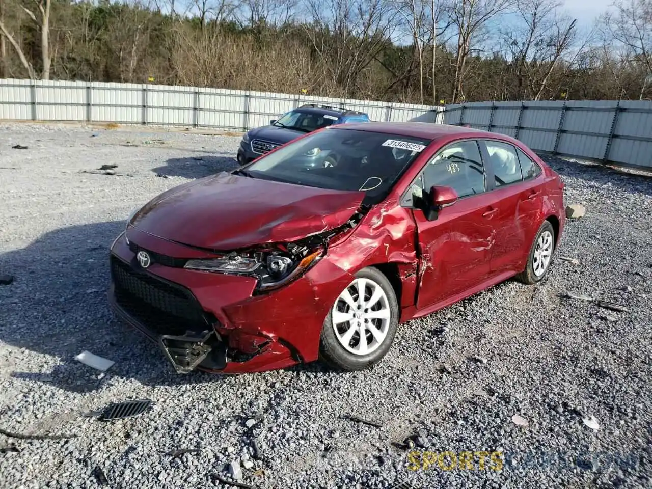 9 Photograph of a damaged car JTDEPMAE1NJ210451 TOYOTA COROLLA 2022