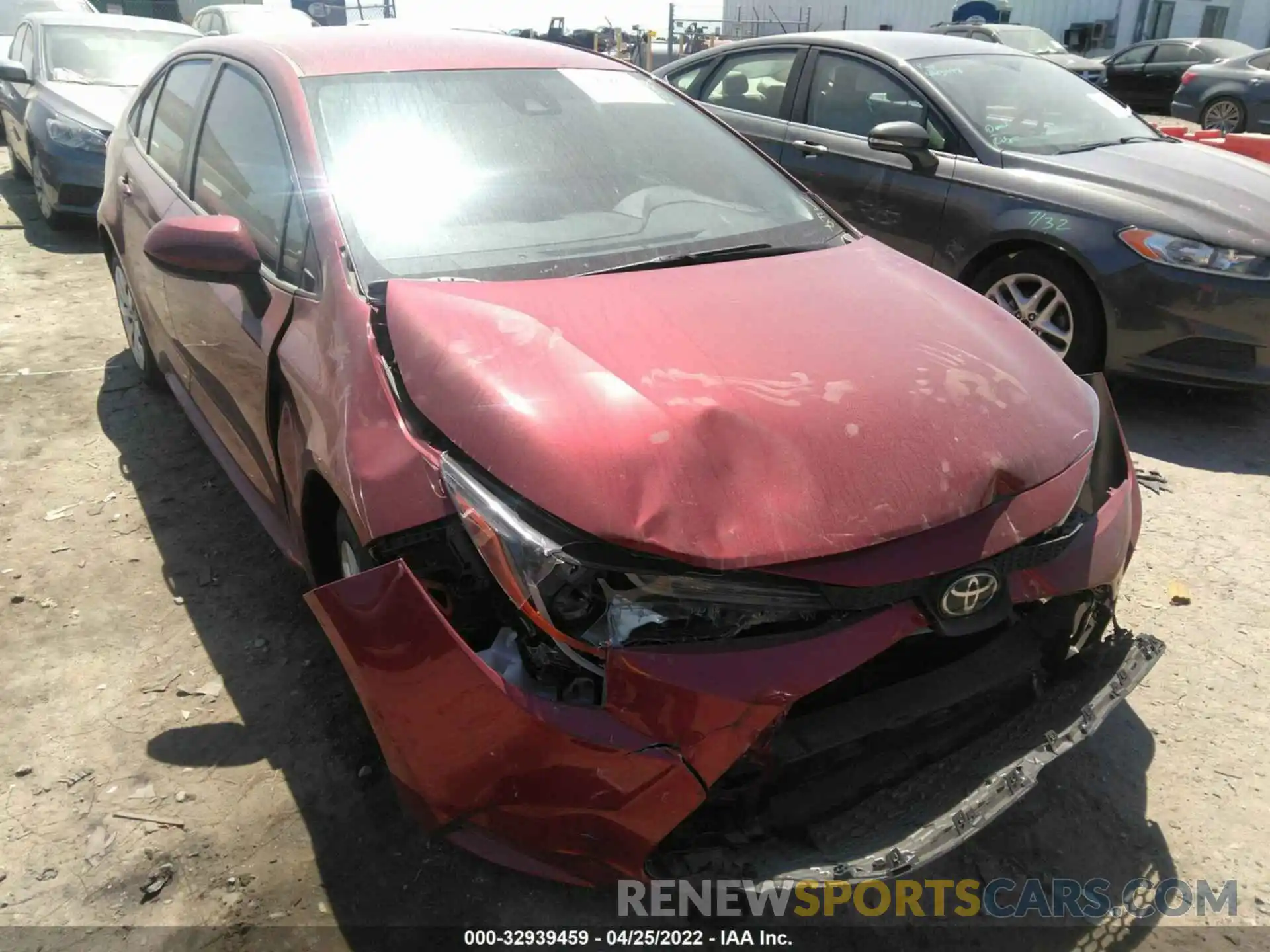 1 Photograph of a damaged car JTDEPMAE1NJ213415 TOYOTA COROLLA 2022