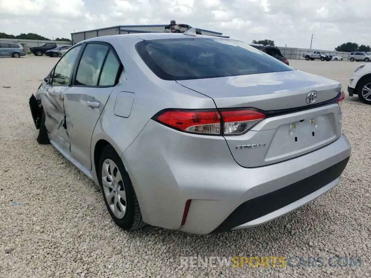 3 Photograph of a damaged car JTDEPMAE1NJ214256 TOYOTA COROLLA 2022