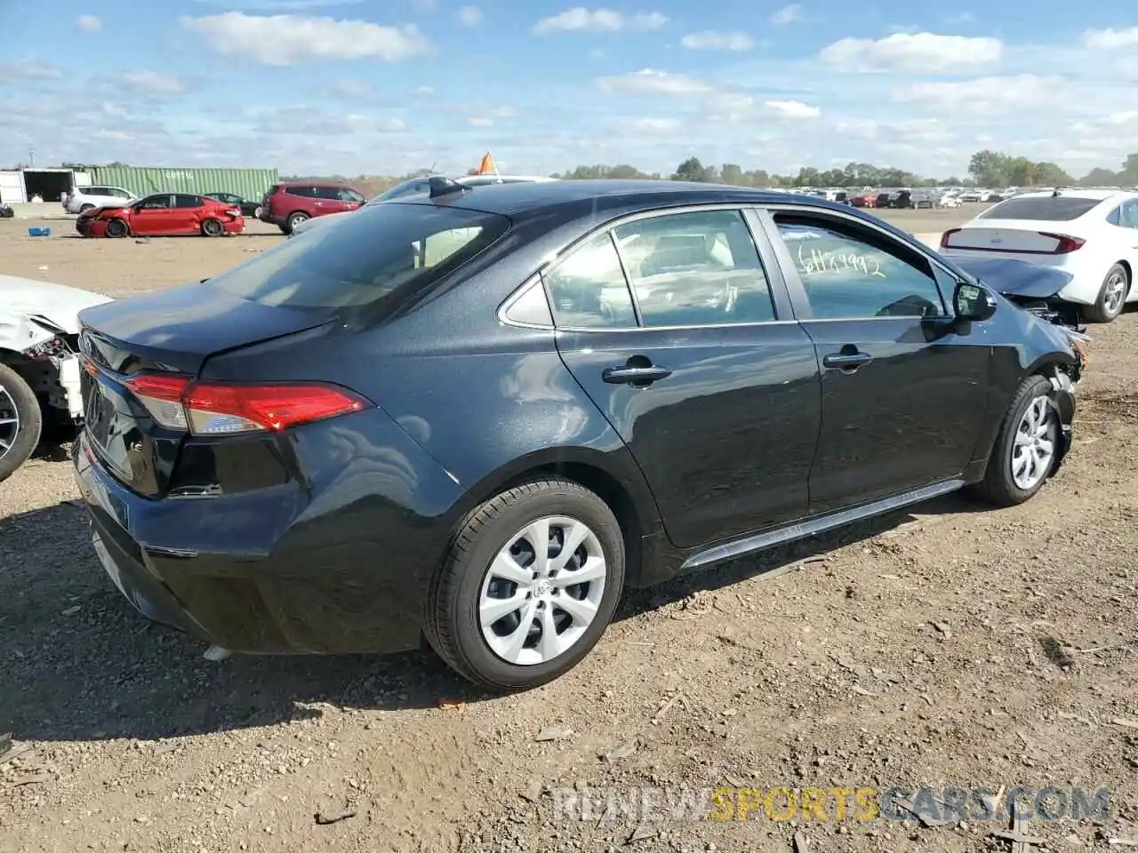 3 Photograph of a damaged car JTDEPMAE1NJ221238 TOYOTA COROLLA 2022