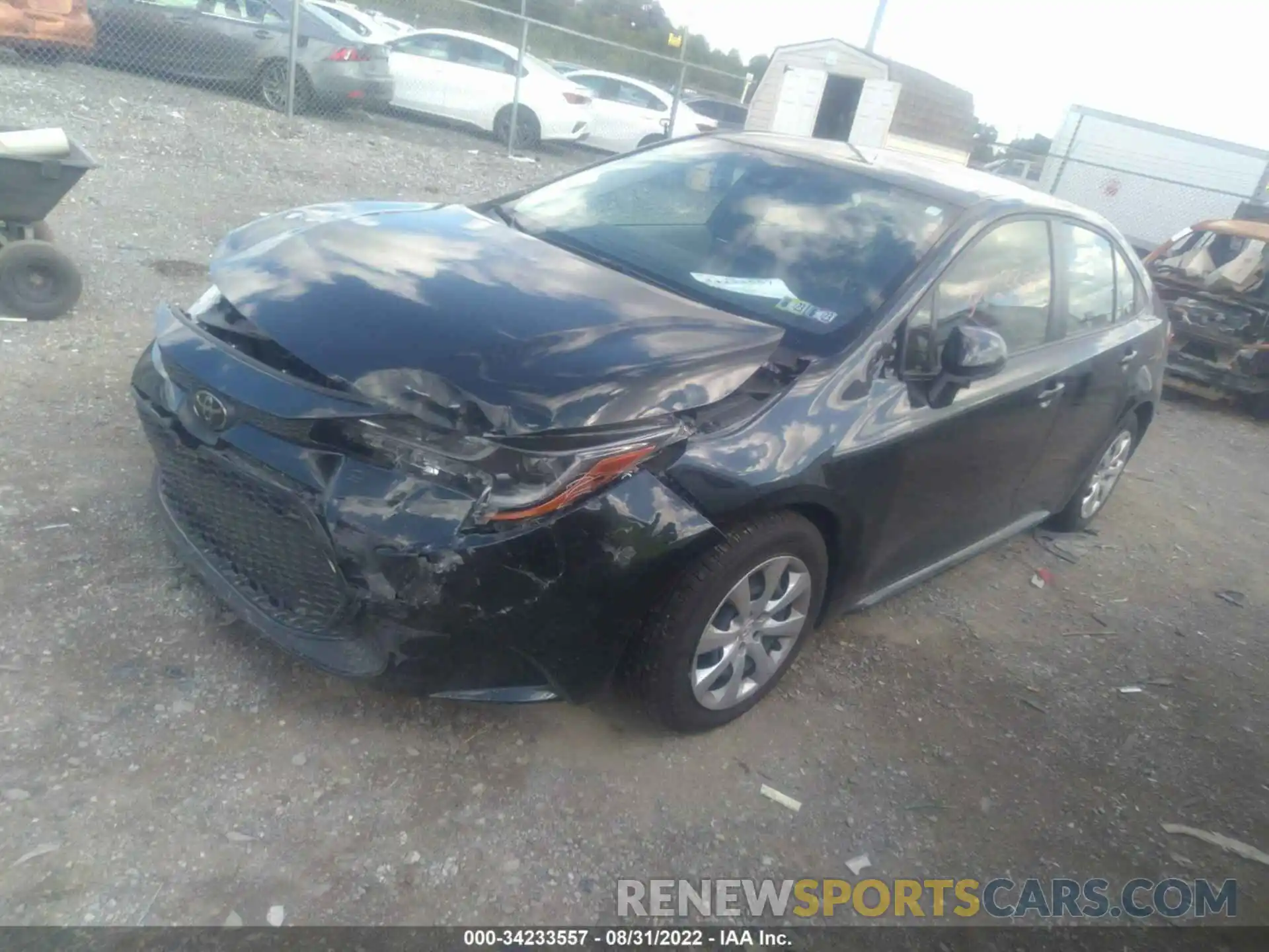 2 Photograph of a damaged car JTDEPMAE1NJ223183 TOYOTA COROLLA 2022