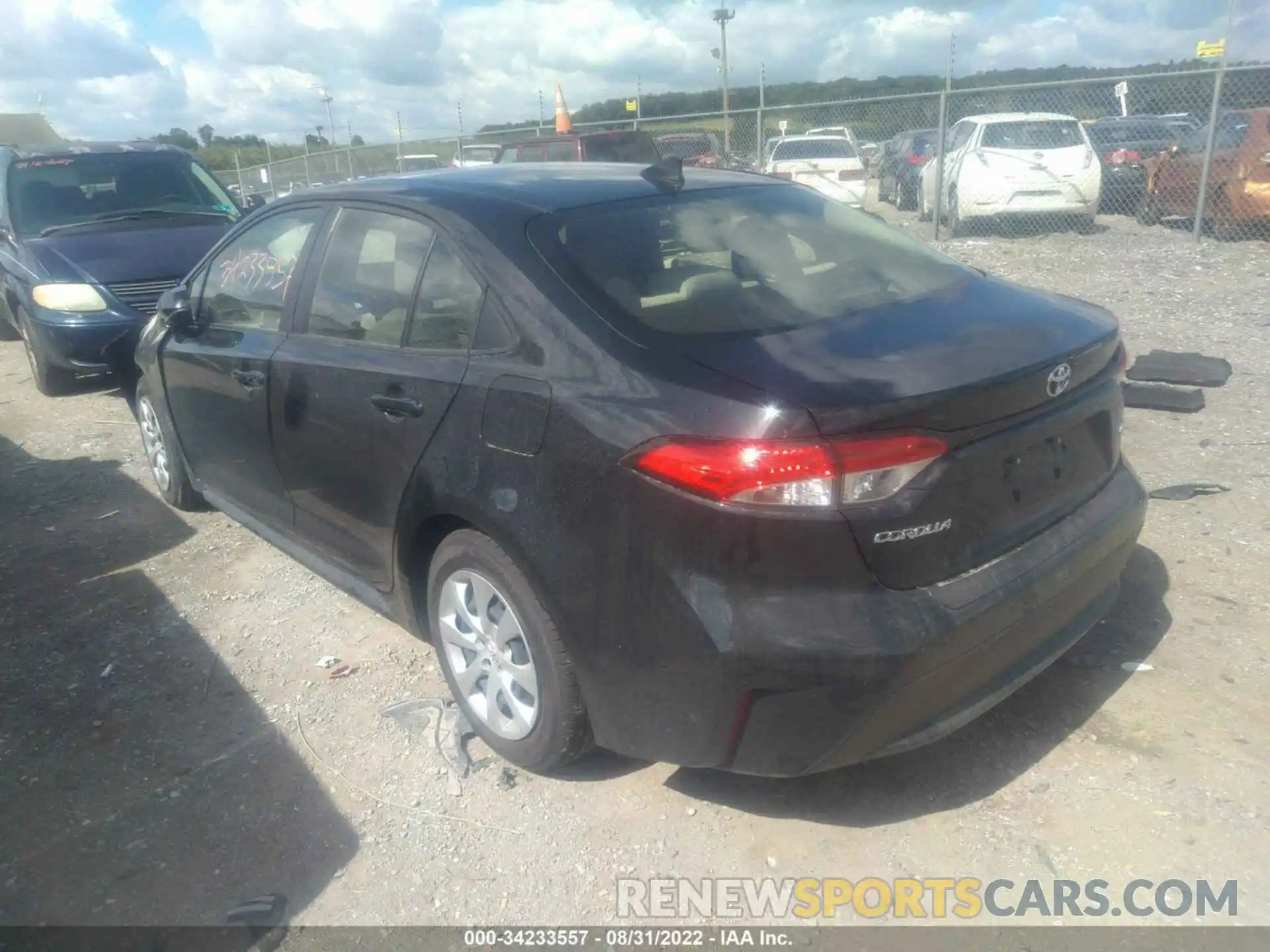 3 Photograph of a damaged car JTDEPMAE1NJ223183 TOYOTA COROLLA 2022