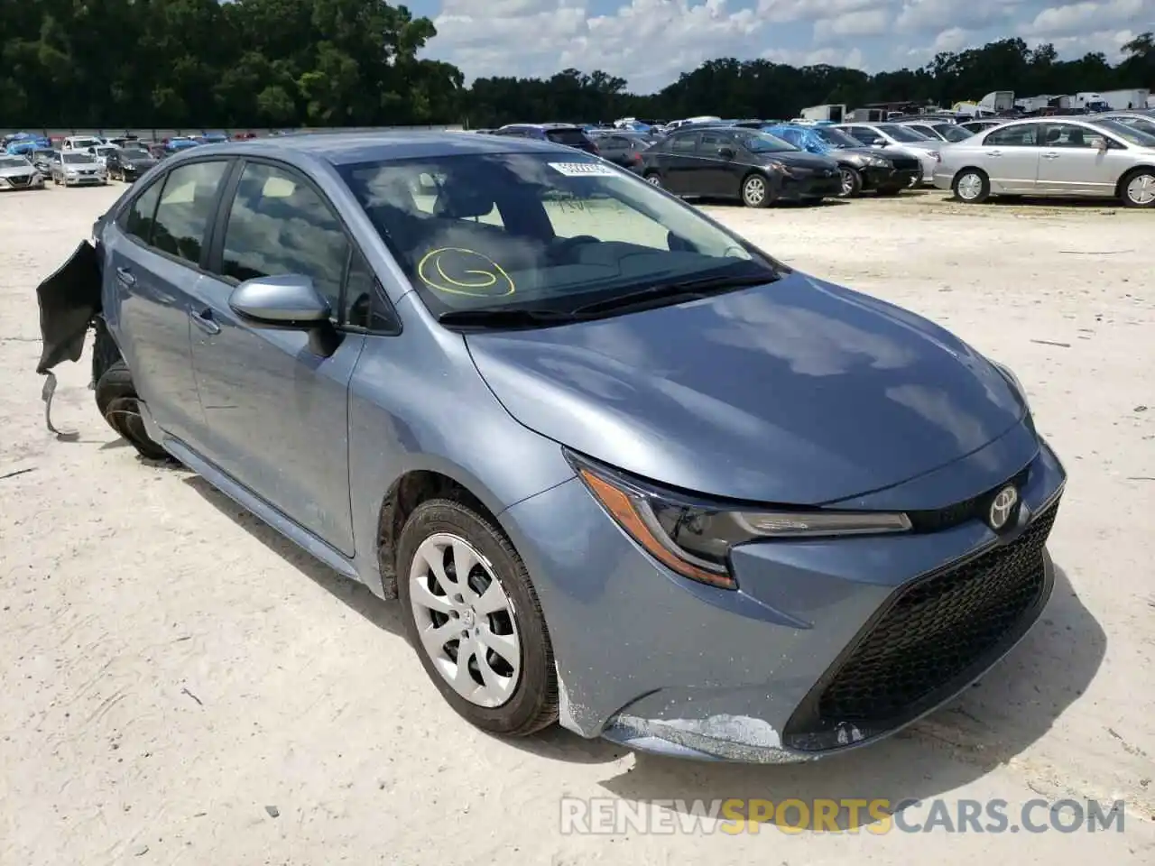 1 Photograph of a damaged car JTDEPMAE1NJ226276 TOYOTA COROLLA 2022