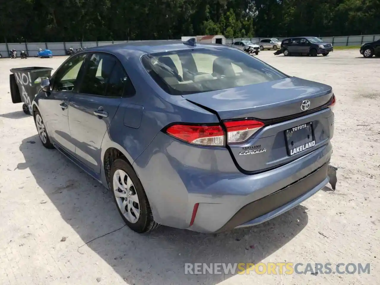 3 Photograph of a damaged car JTDEPMAE1NJ226276 TOYOTA COROLLA 2022