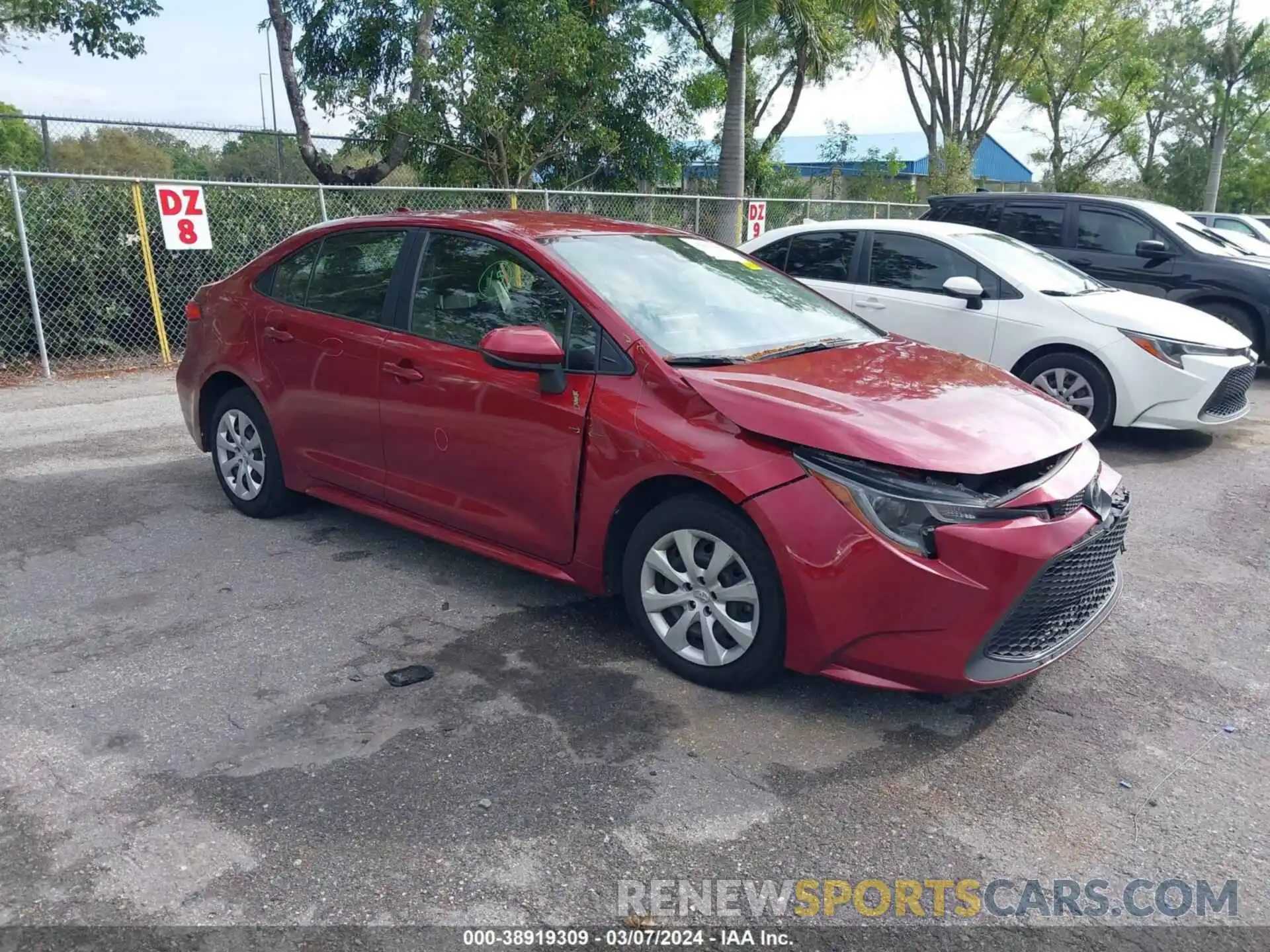 1 Photograph of a damaged car JTDEPMAE1NJ228383 TOYOTA COROLLA 2022